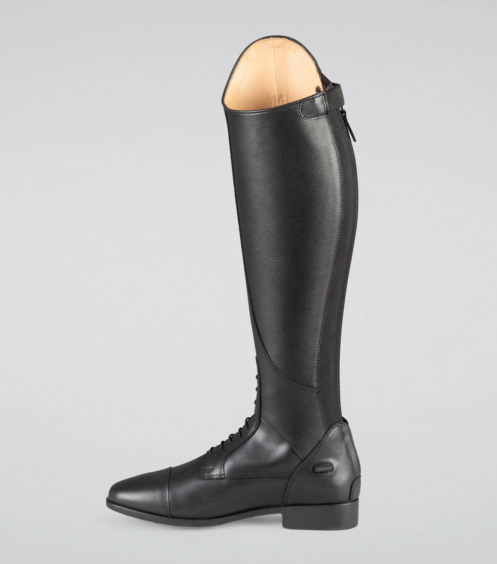 Anima Womens Synthetic Field Tall Riding Boots Black - Image 4