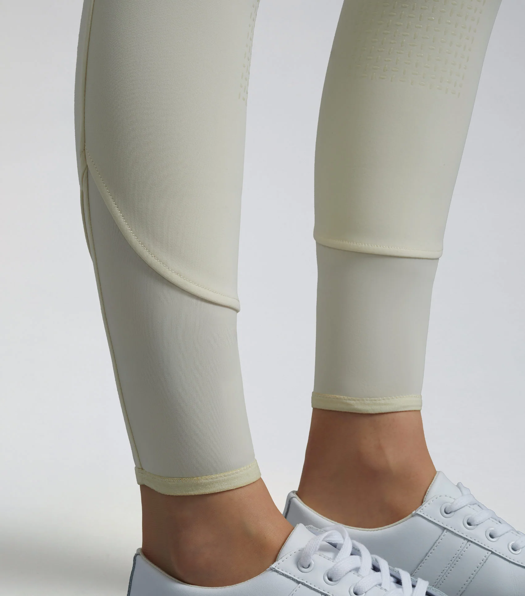 SALE - Aradina Ladies Full Seat Gel Competition Riding Breeches Vanilla - Image 5