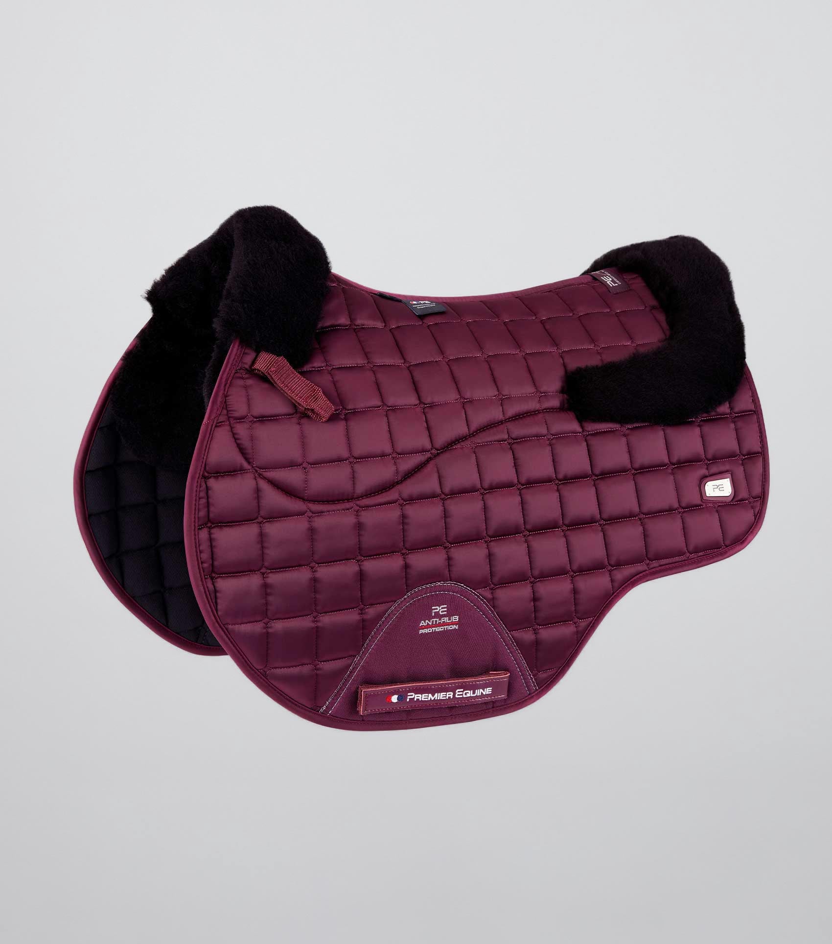 Atlantis CC Satin Wool GP/Jump Square Wine/Black Wool