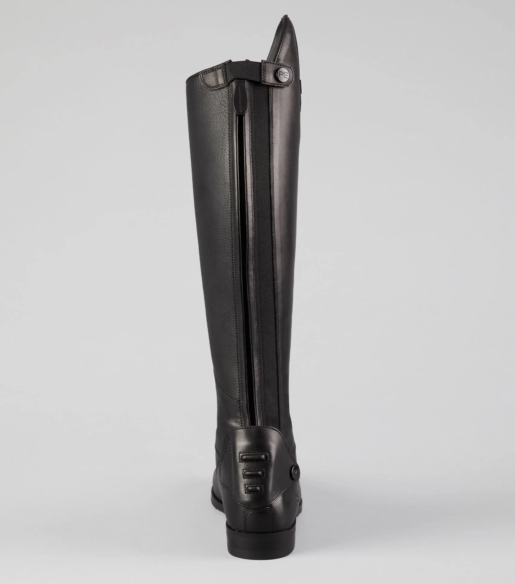 Botero Mens Leather Field Tall Riding Boots Black - Image 3