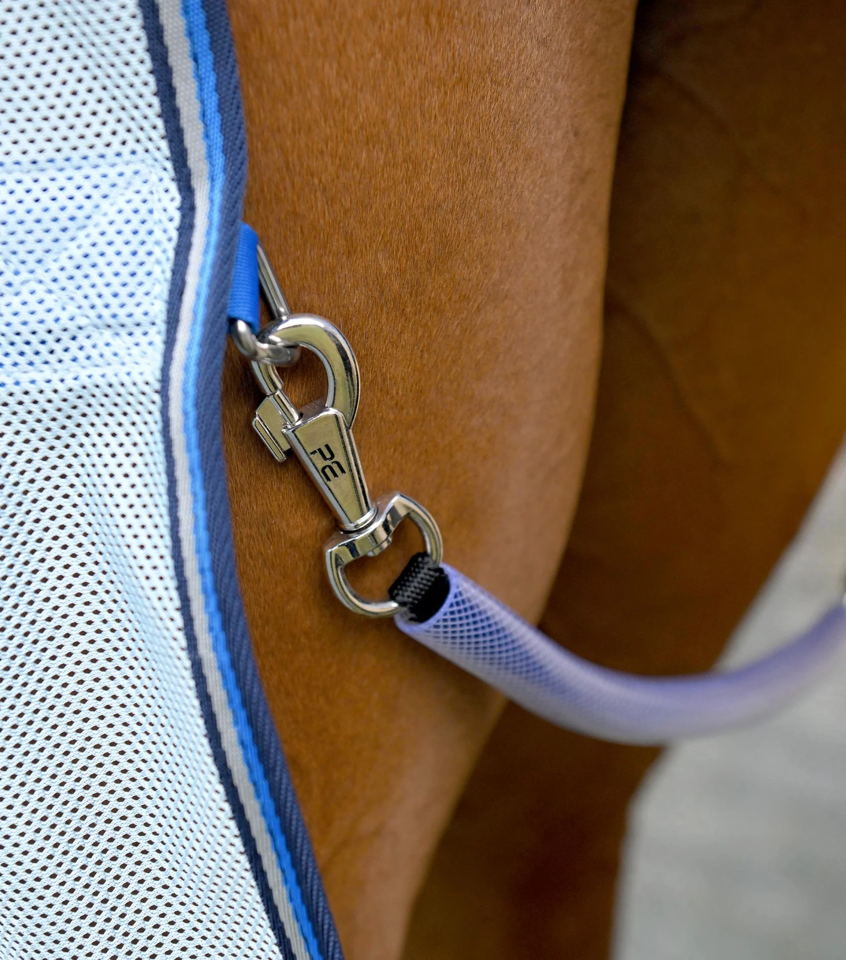 Bug Buster Fly Rug with Detachable Neck and Belly Flap Blue - Image 5