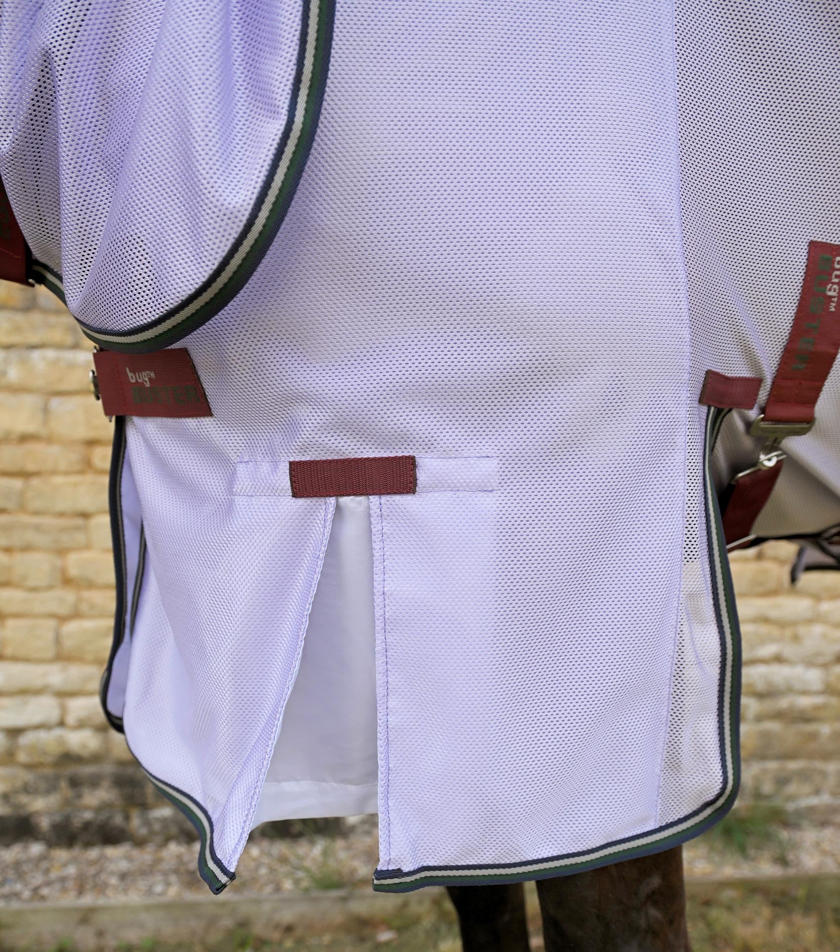 Bug Buster Fly Rug with Detachable Neck and Belly Flap Lavender - Image 4