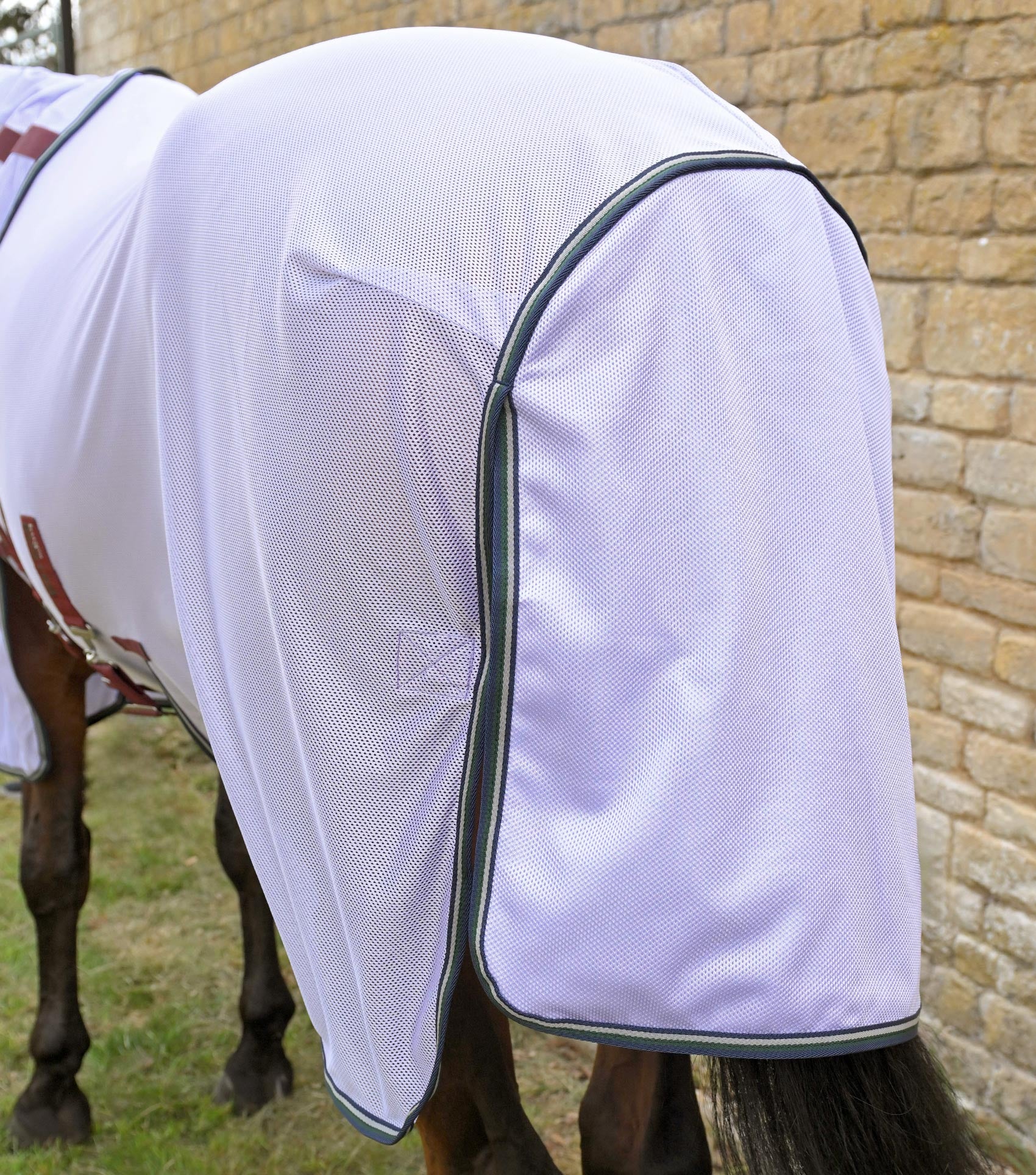 Bug Buster Fly Rug with Detachable Neck and Belly Flap Lavender - Image 6
