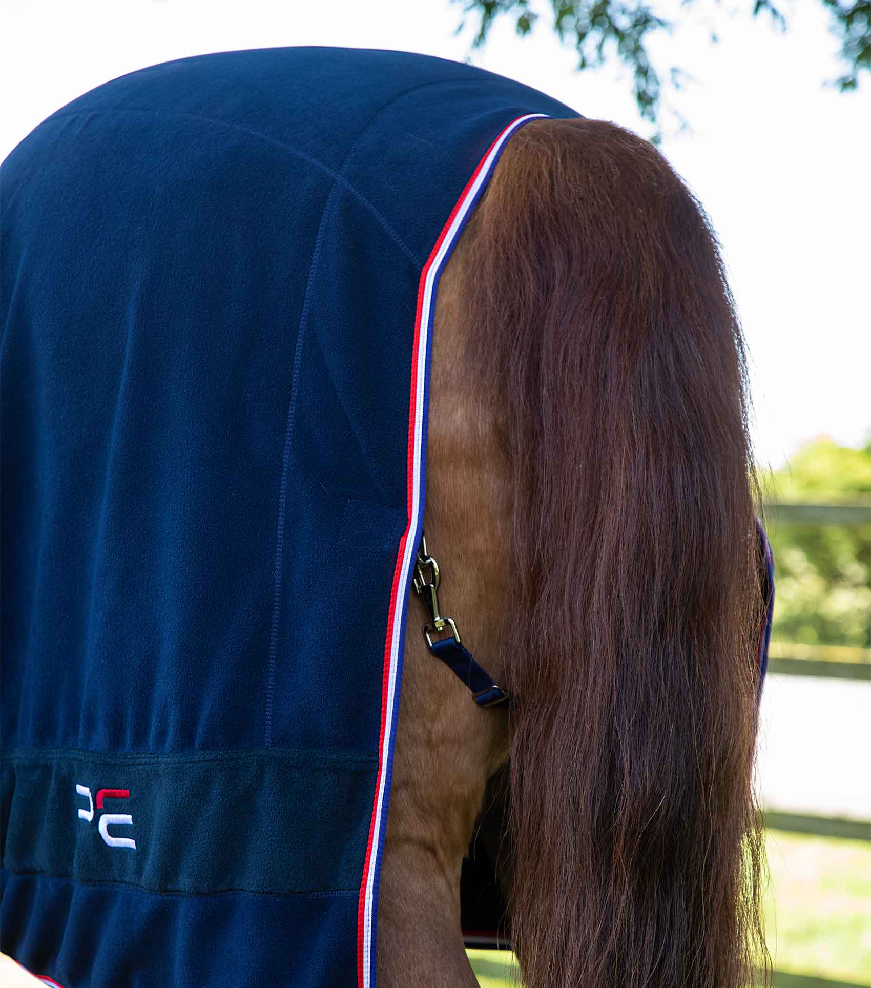 END OF LINE SALE - Buster Fleece Cooler Rug - Vecto Edition Navy - Image 5