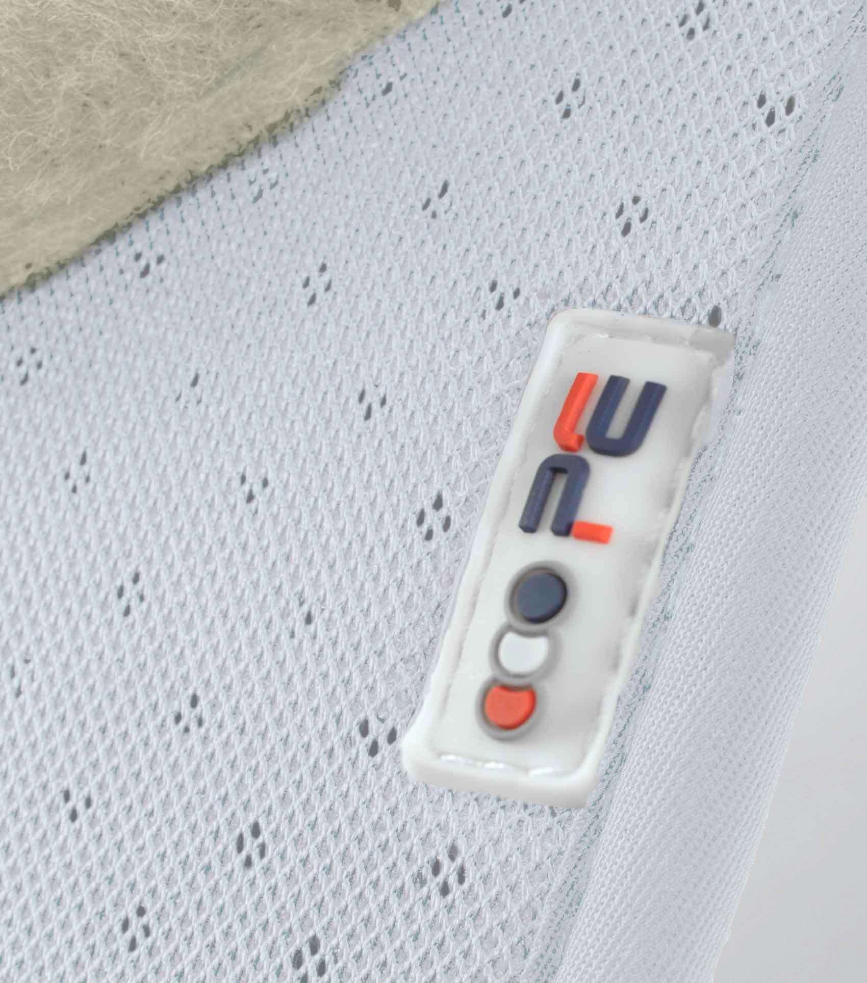 Close Contact Airtechnology Shockproof Wool Saddle Pad - GP/Jump Square White/Natural Wool - Image 2
