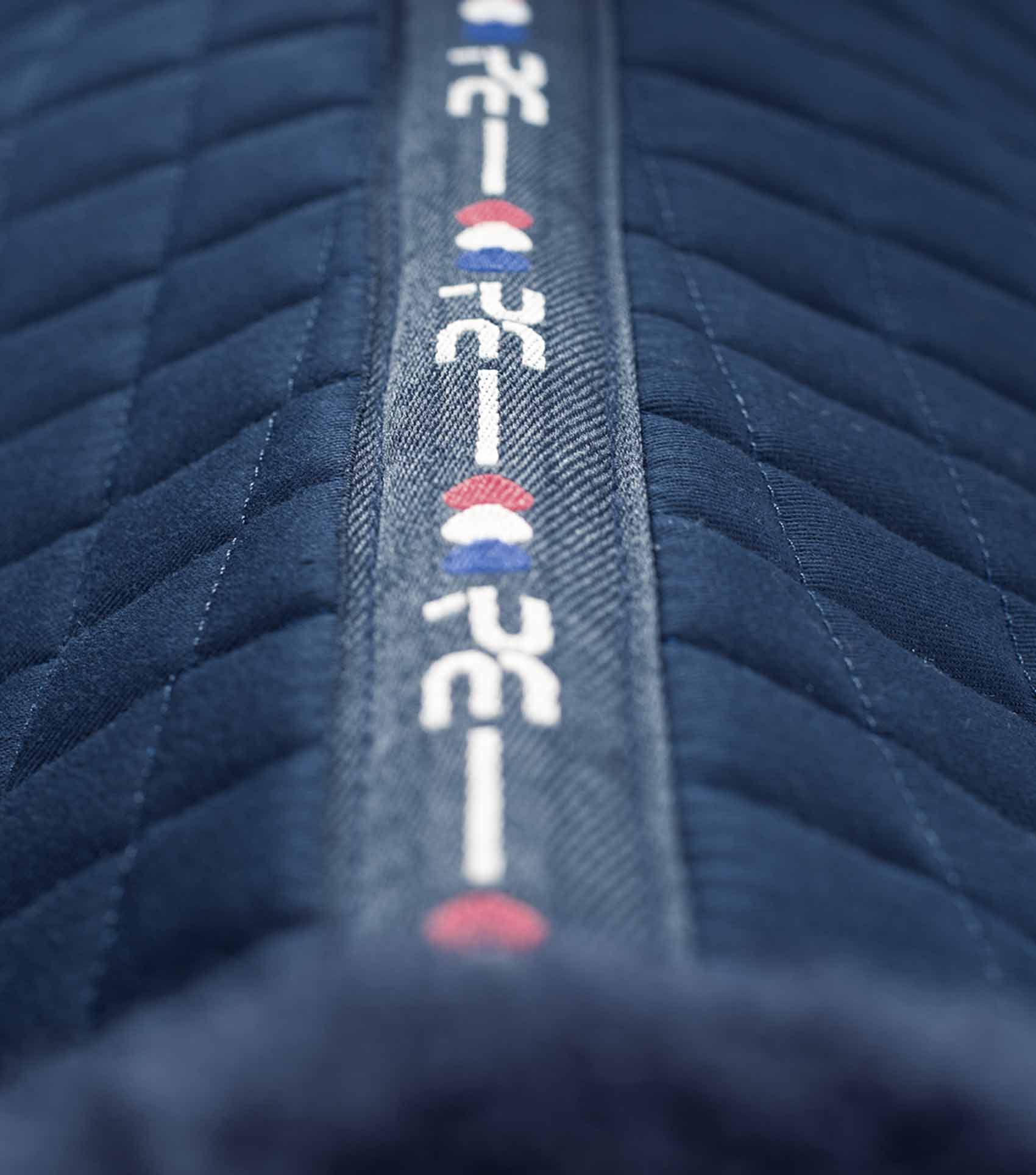 Close Contact Merino Wool European Saddle Pad - GP/Jump Square Navy/Navy Wool - Image 6