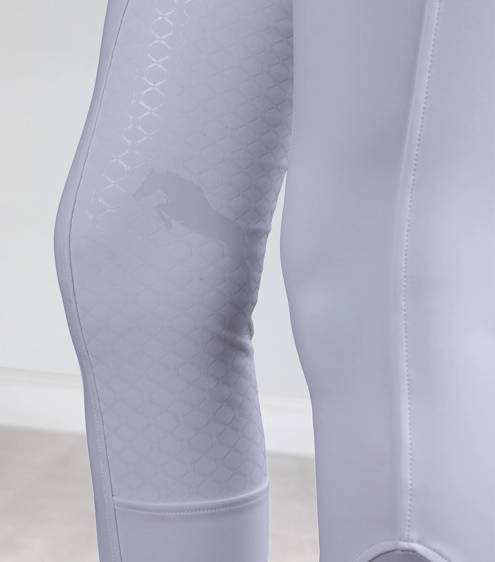 SALE - Coco Novo Womens Full Seat Competition Riding Breeches White - Image 4
