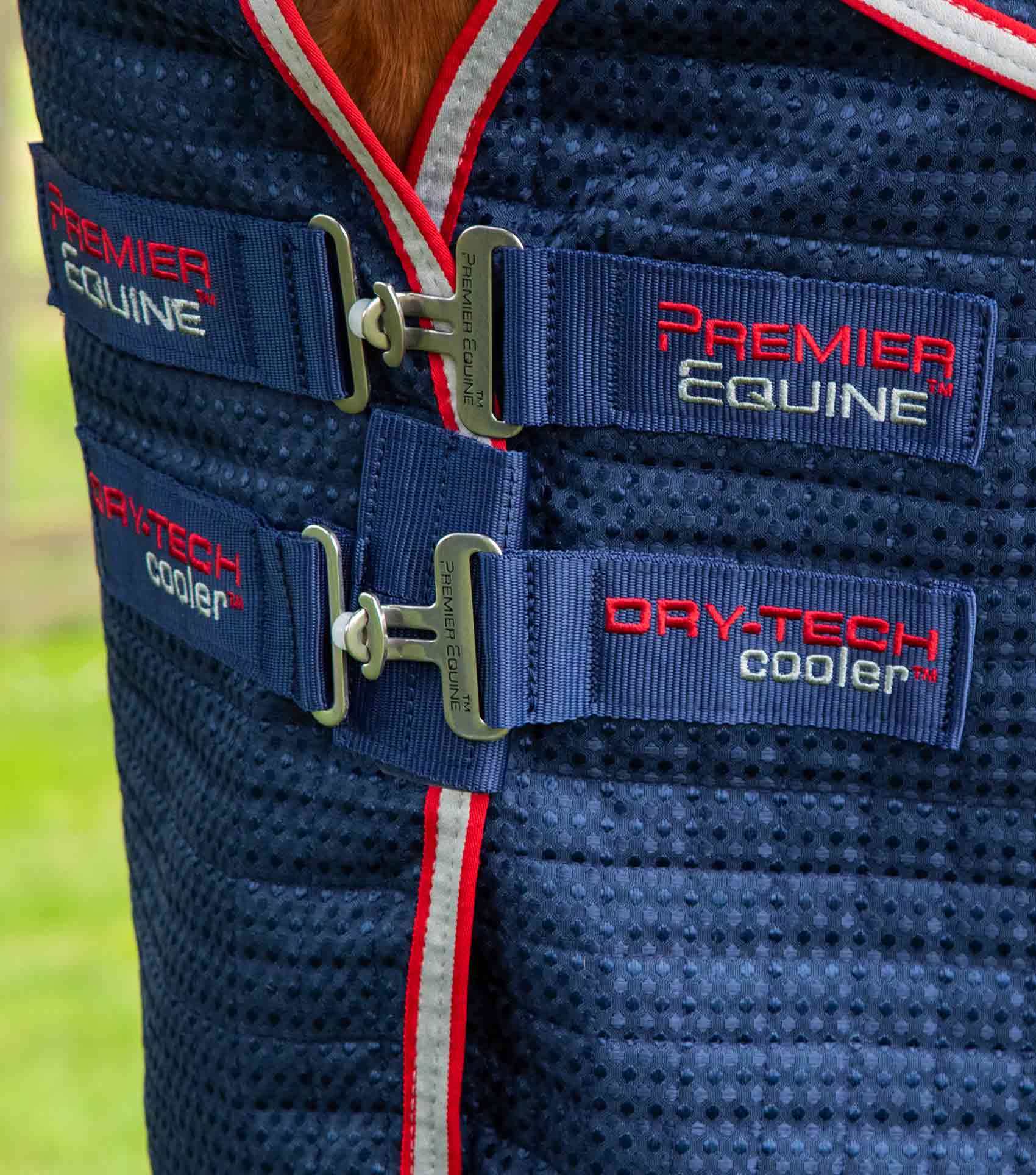 END OF LINE SALE- Combo Dry-Tech Horse Cooler Rug Navy - Image 3