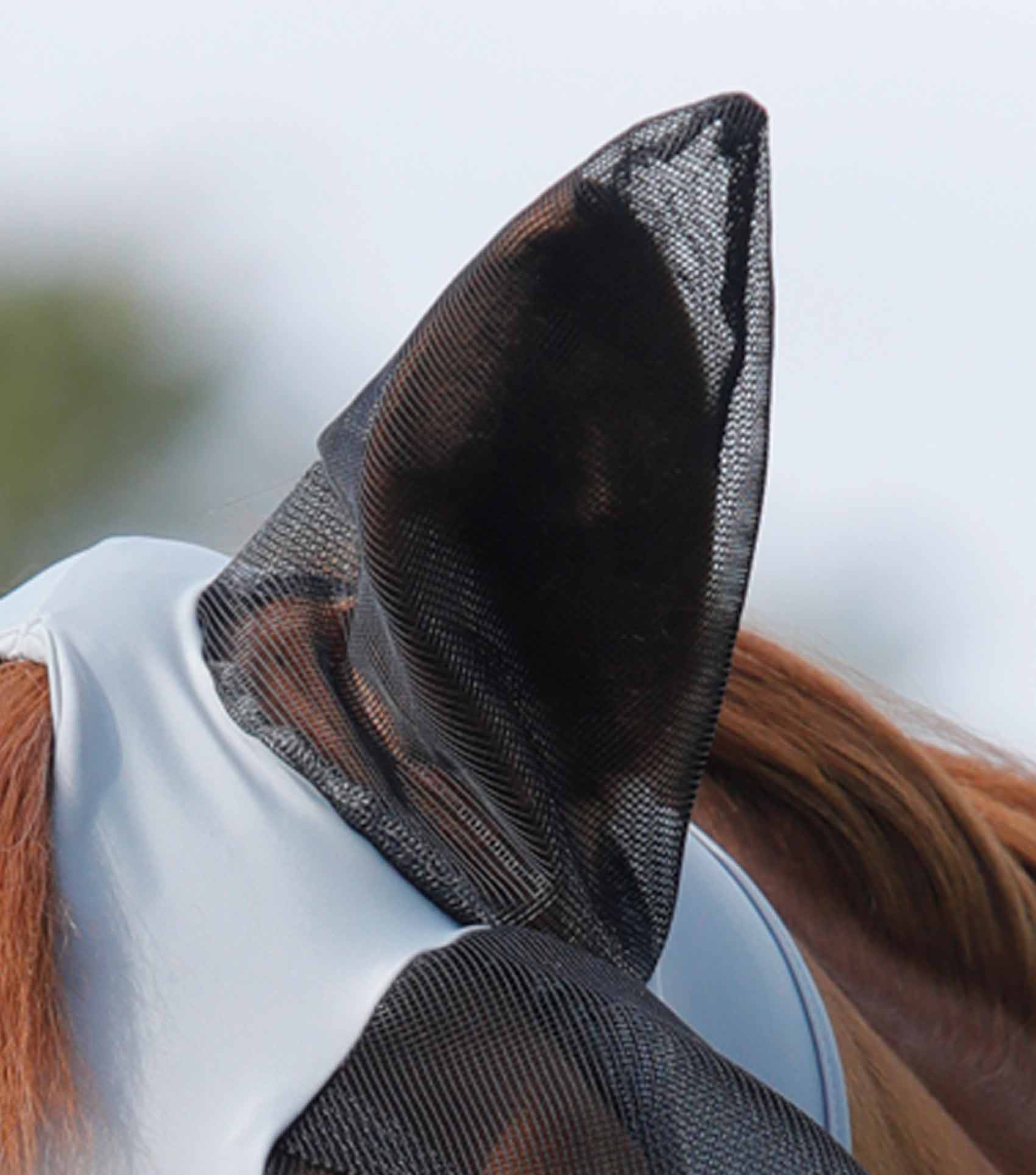 Comfort Tech Lycra Fly Mask Grey - Image 2