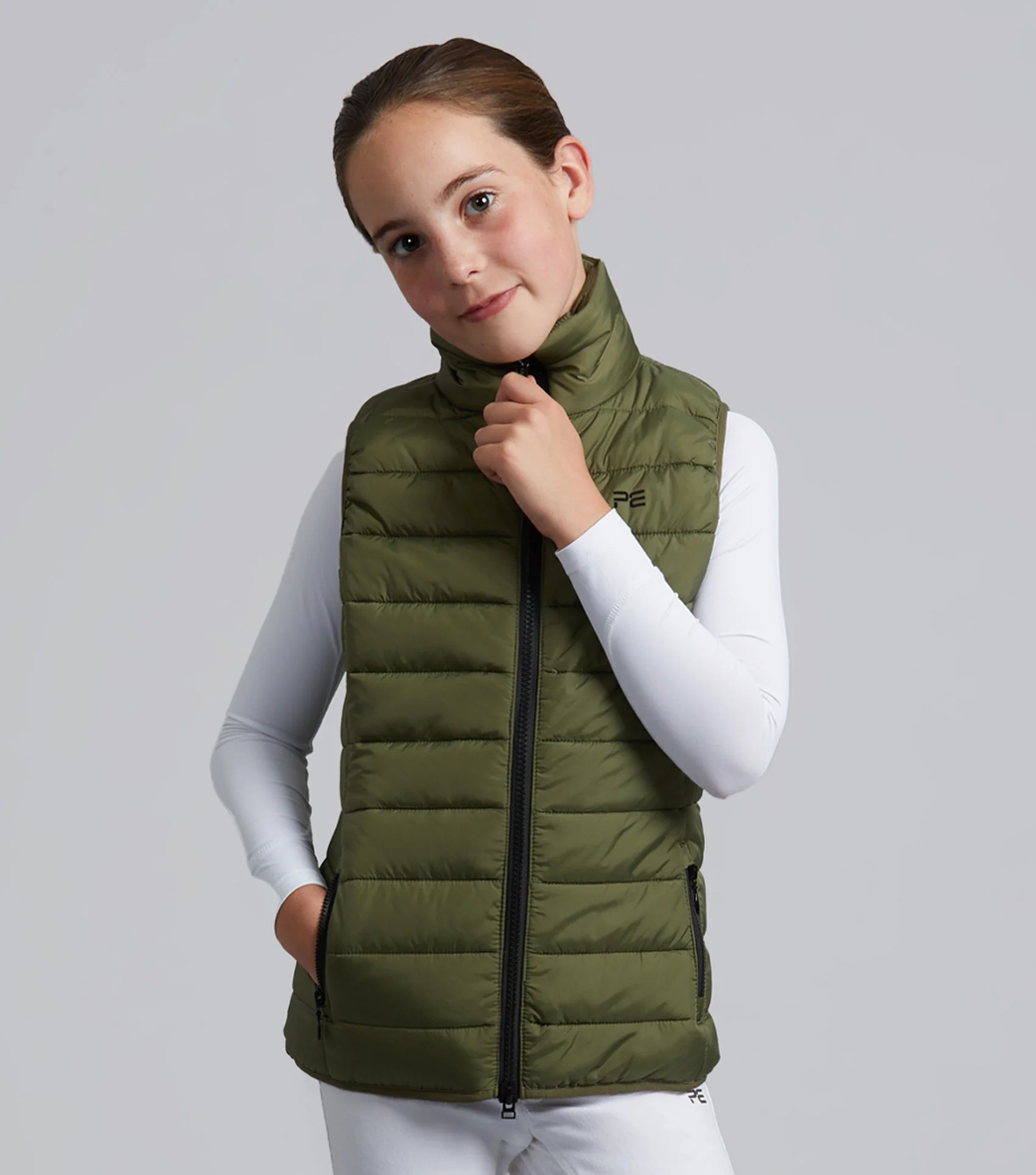 Dante Junior Unisex Gilet Olive