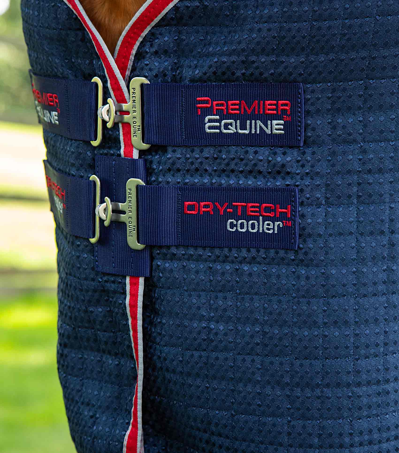 END OF LINE SALE- Dry-Tech Horse Cooler Rug Navy - Image 3