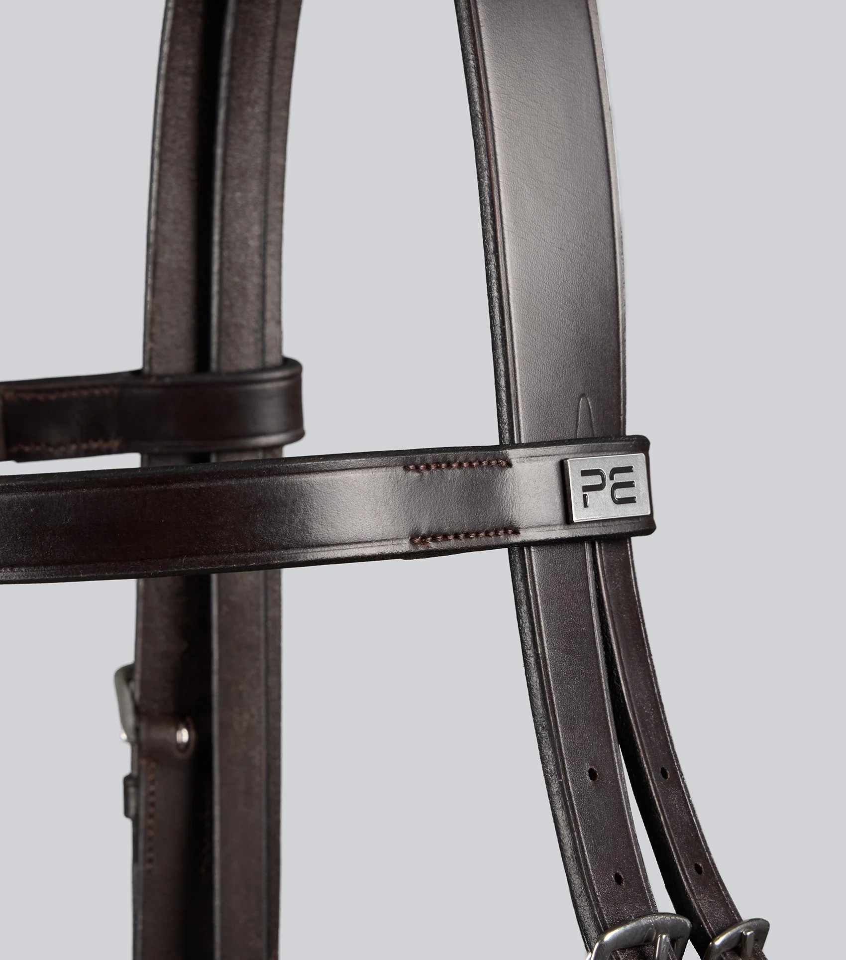 Exercise/Racing Bridle with Grackle Dark Havana - Image 3