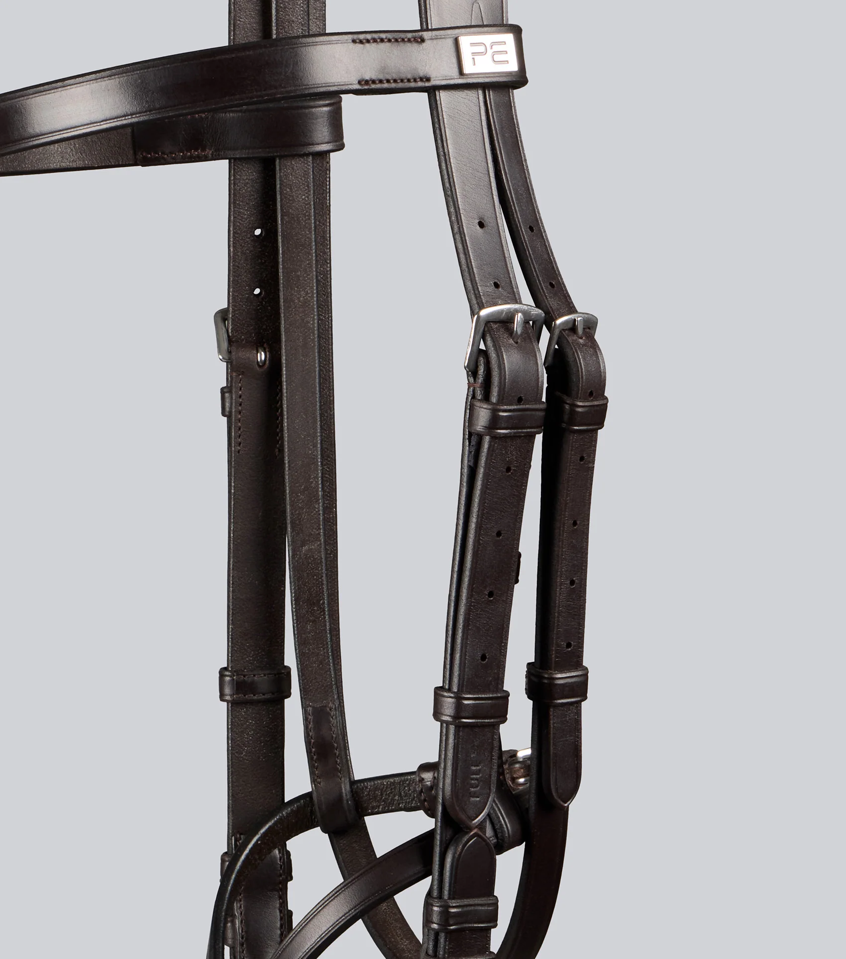 Exercise/Racing Bridle with Grackle Dark Havana - Image 5
