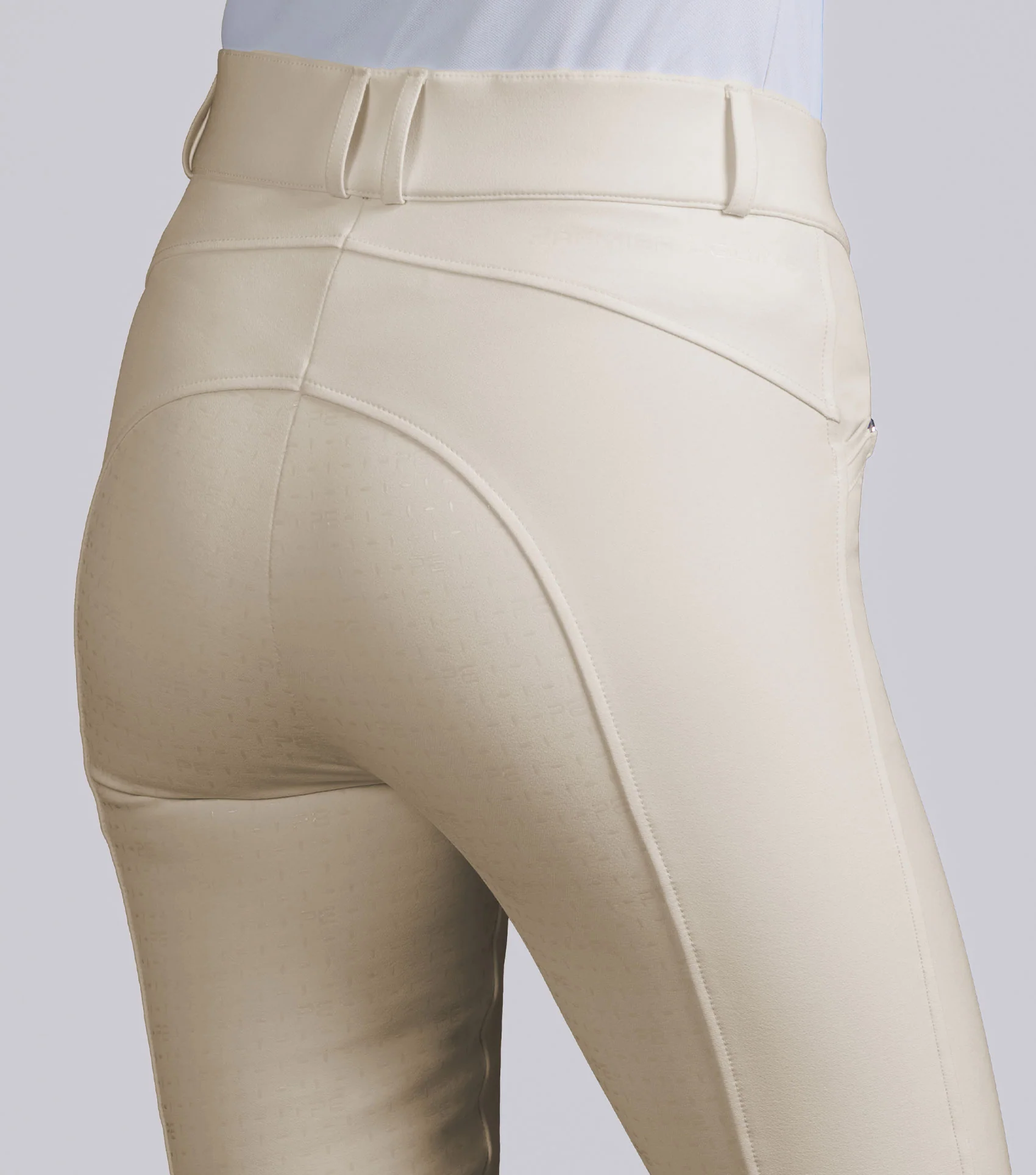 Filetto Womens Gel Full Seat Riding Breeches Vanilla - Image 2