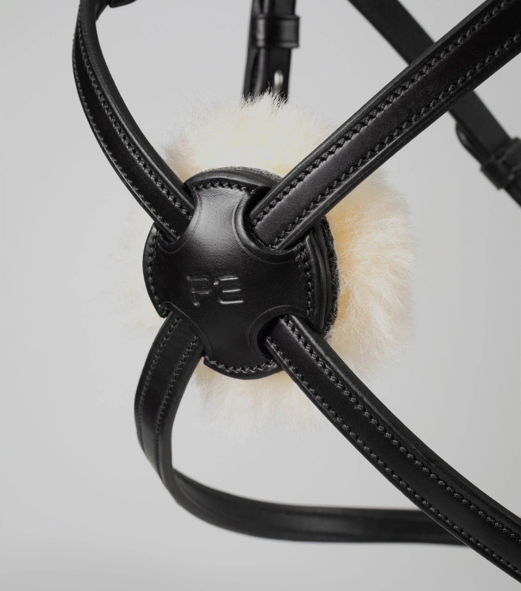 Glorioso Anatomical Grackle Bridle Black - Image 2