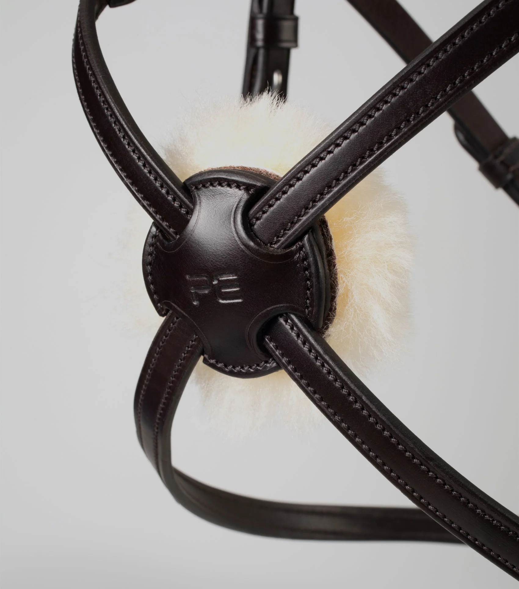 Glorioso Anatomical Grackle Bridle Brown - Image 2