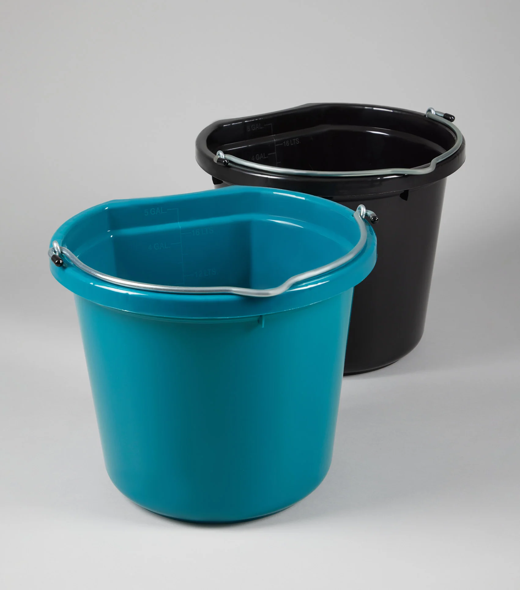 Horse Water Bucket Med Blue - Image 2