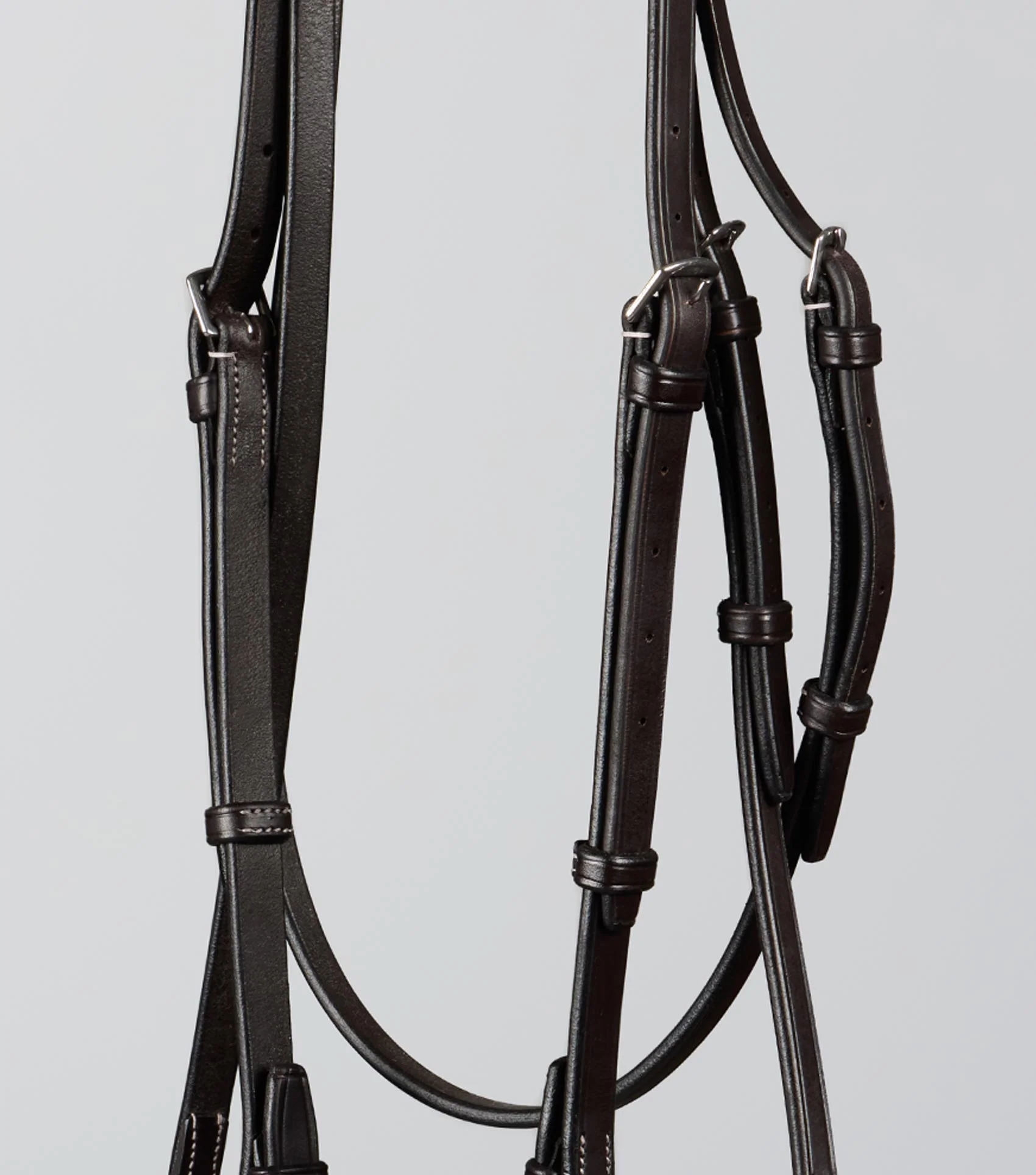 Hunter Snaffle Bridle Dark Havana - Image 3