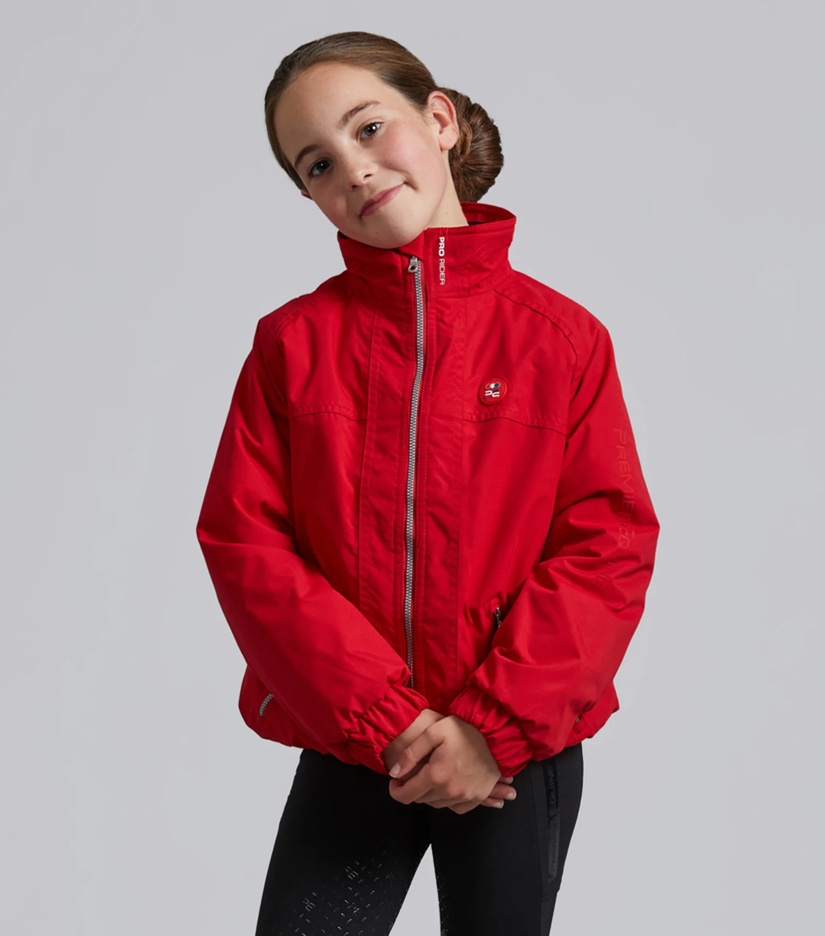 Junior Pro Rider Unisex Riding Jacket Red