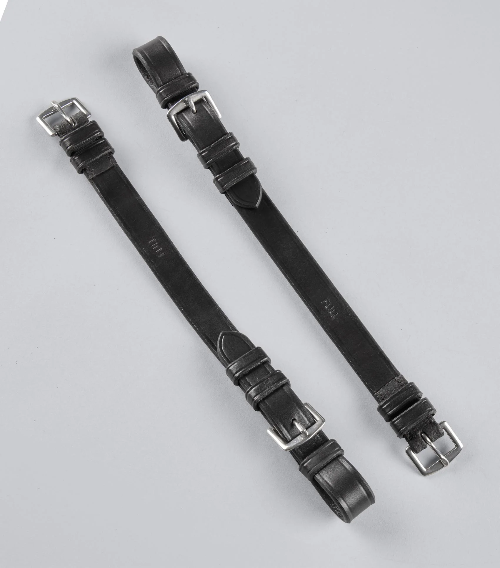 Cheek Pieces for Exercise / Racing Bridle Black