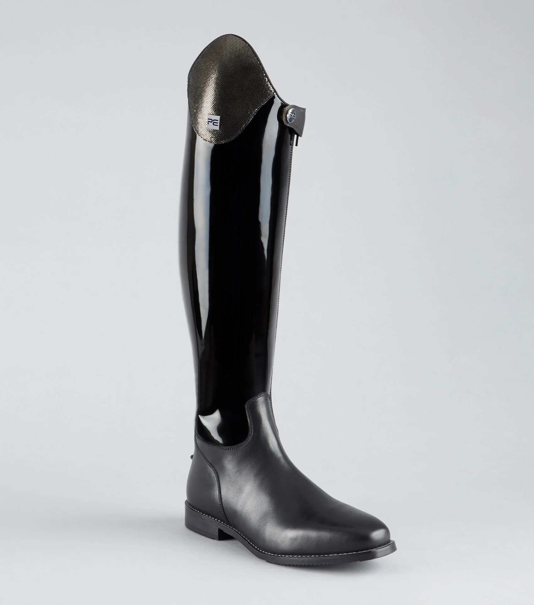 Levade Womens Leather Dressage Tall Riding Boots Black