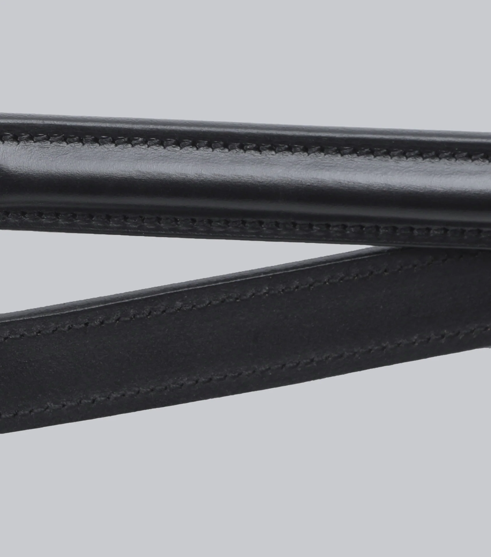 Luigi Plain Leather Reins Black - Image 5