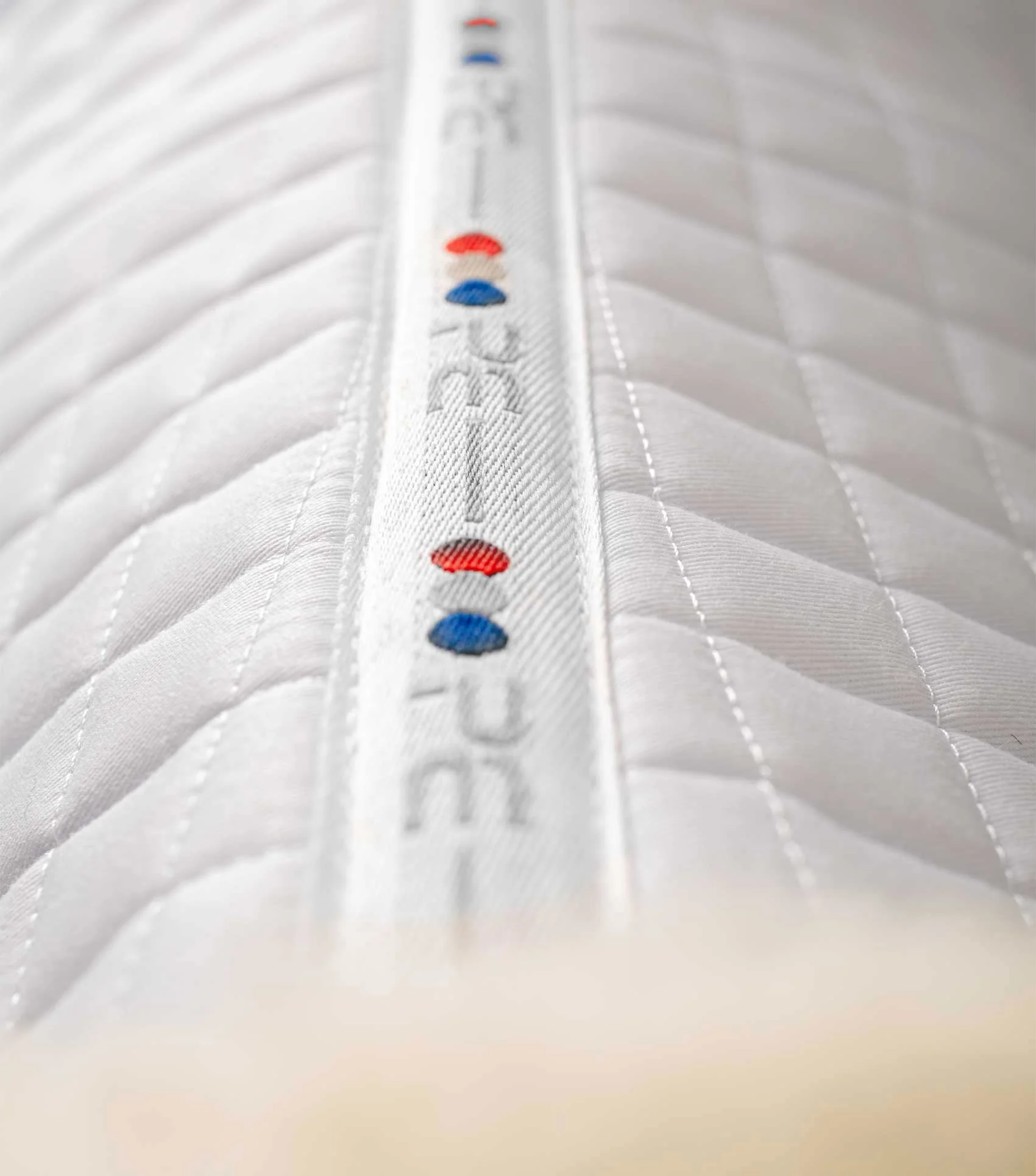 Merino Wool Saddle Pad - Half Pad White/Natural Wool - Image 3