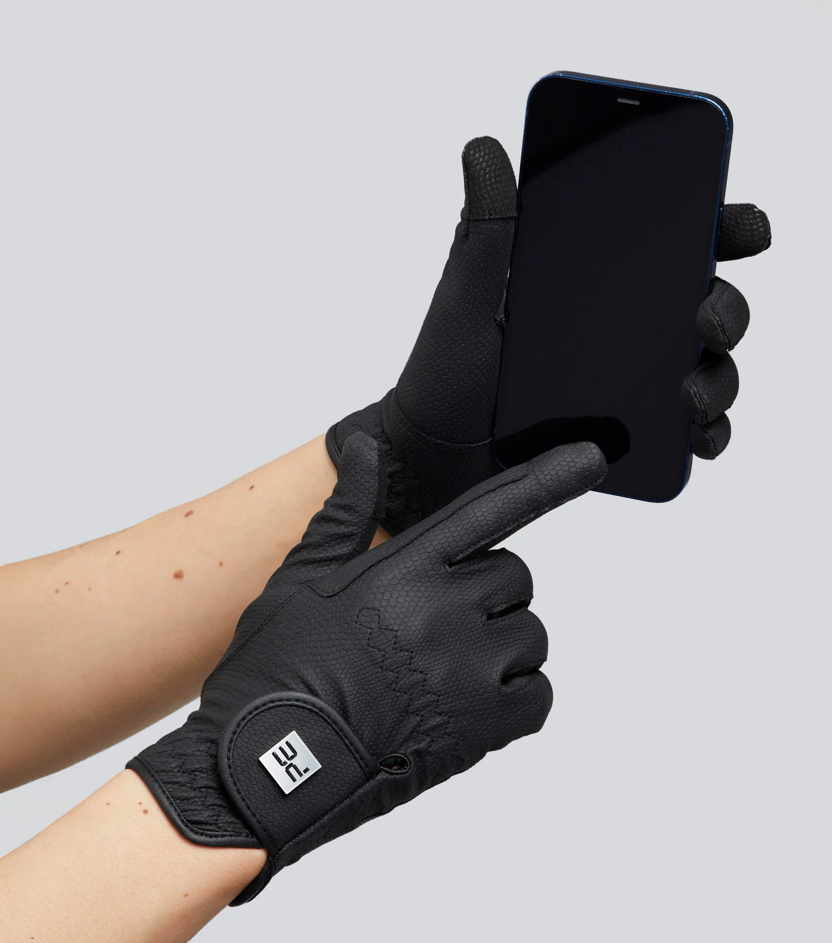SALE Metaro Ladies Riding Gloves Black - Image 2