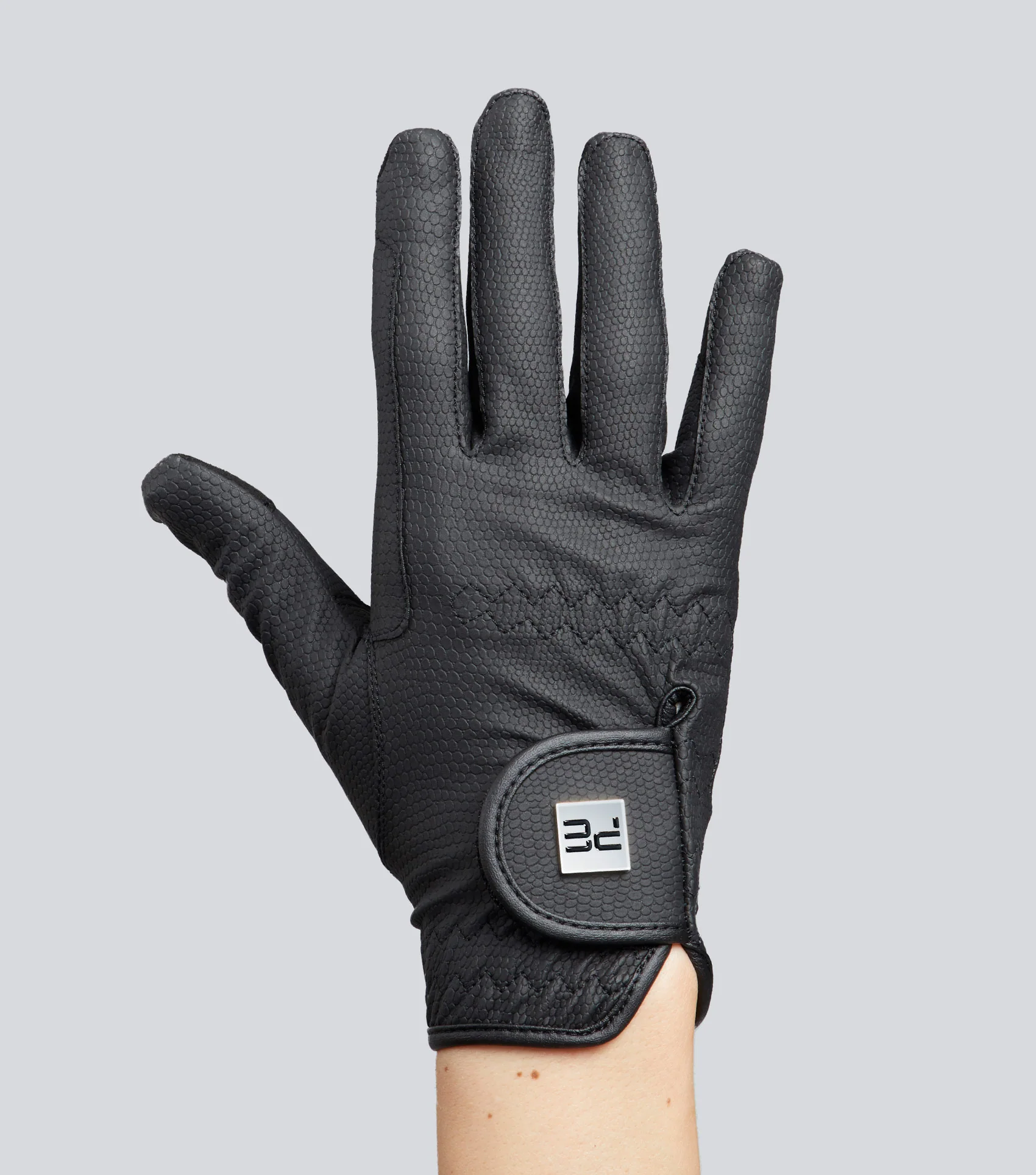 SALE Metaro Ladies Riding Gloves Black - Image 5