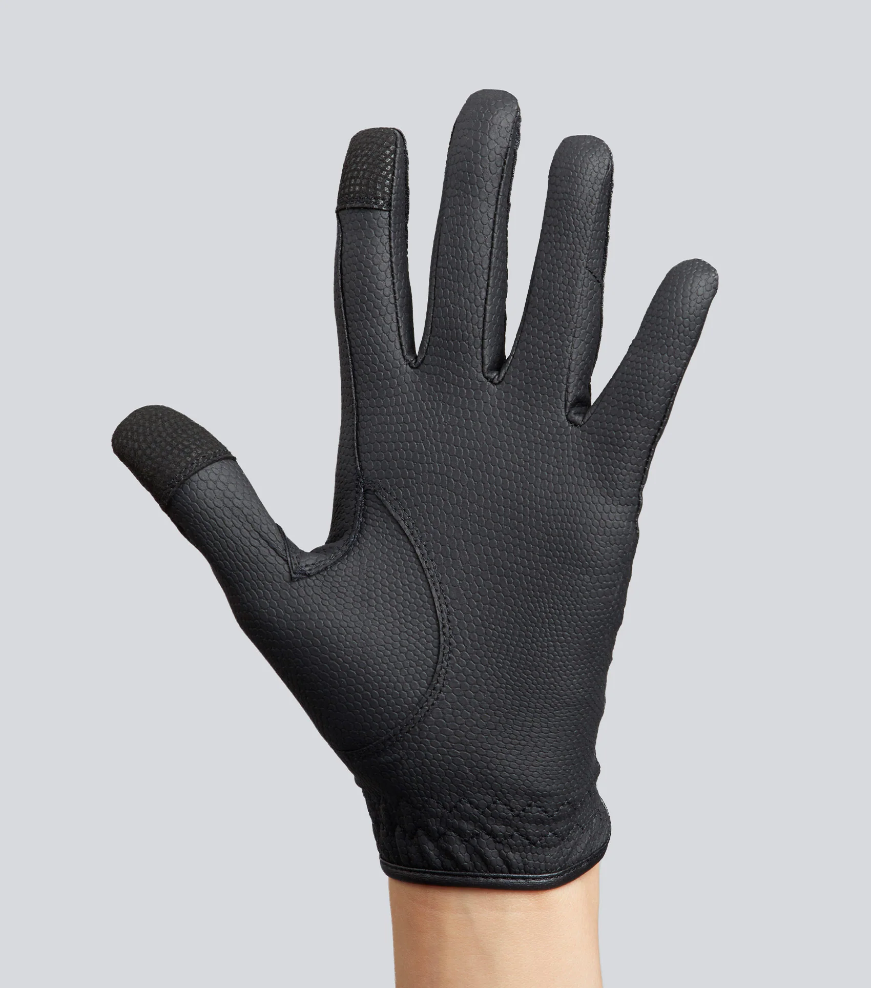 SALE Metaro Ladies Riding Gloves Black - Image 6
