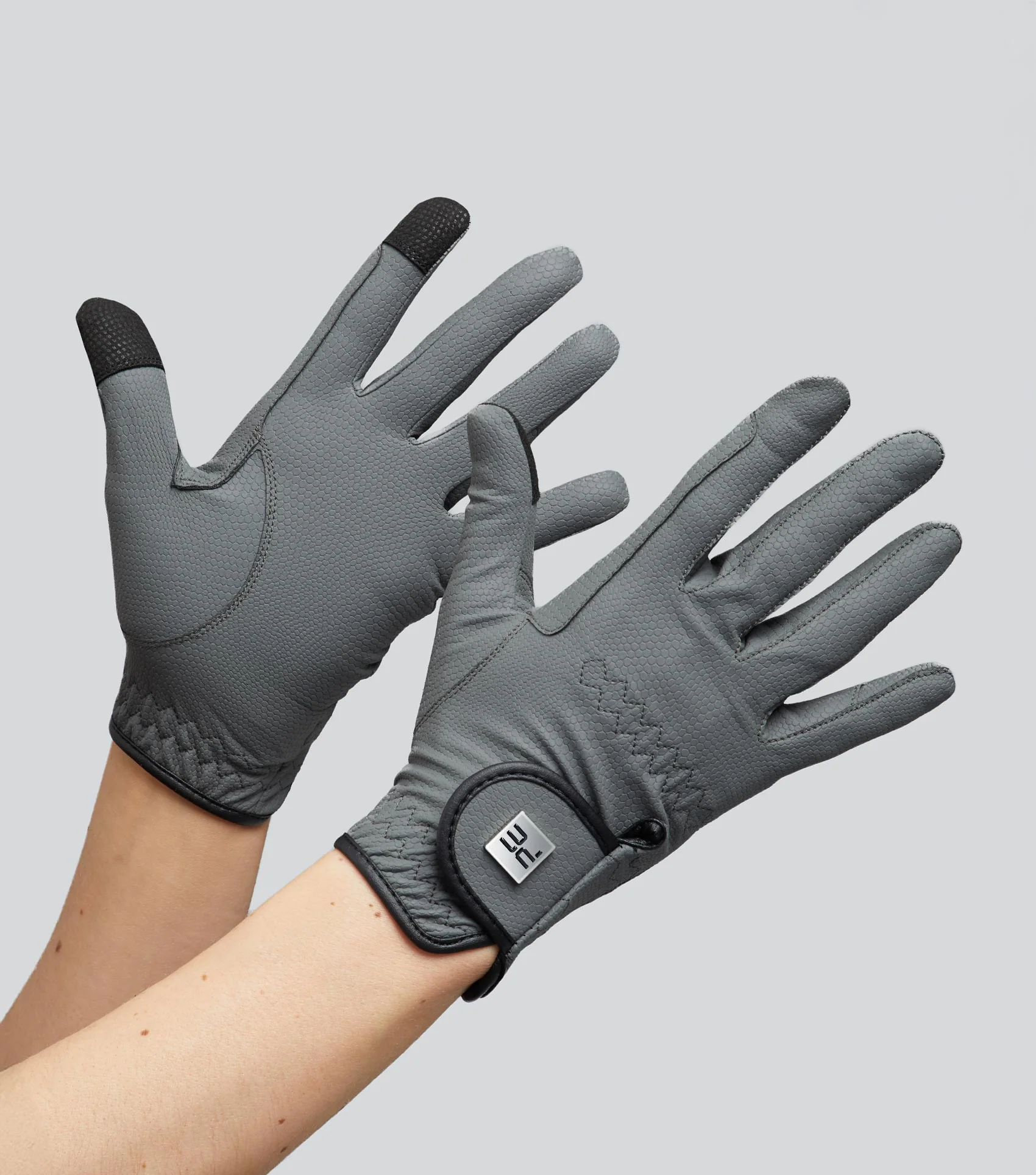 SALE Metaro Ladies Riding Gloves Grey