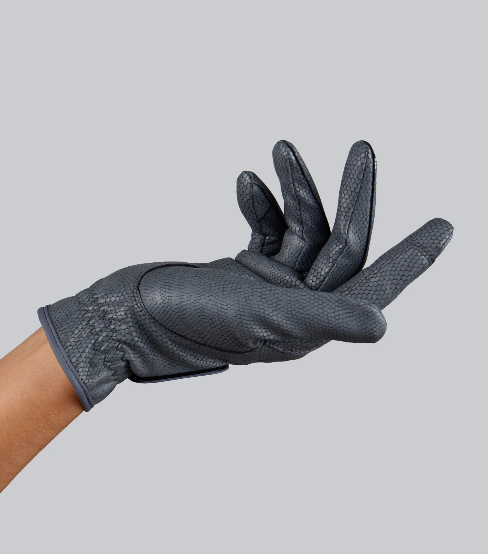 Metaro Riding Gloves Grey - Image 4