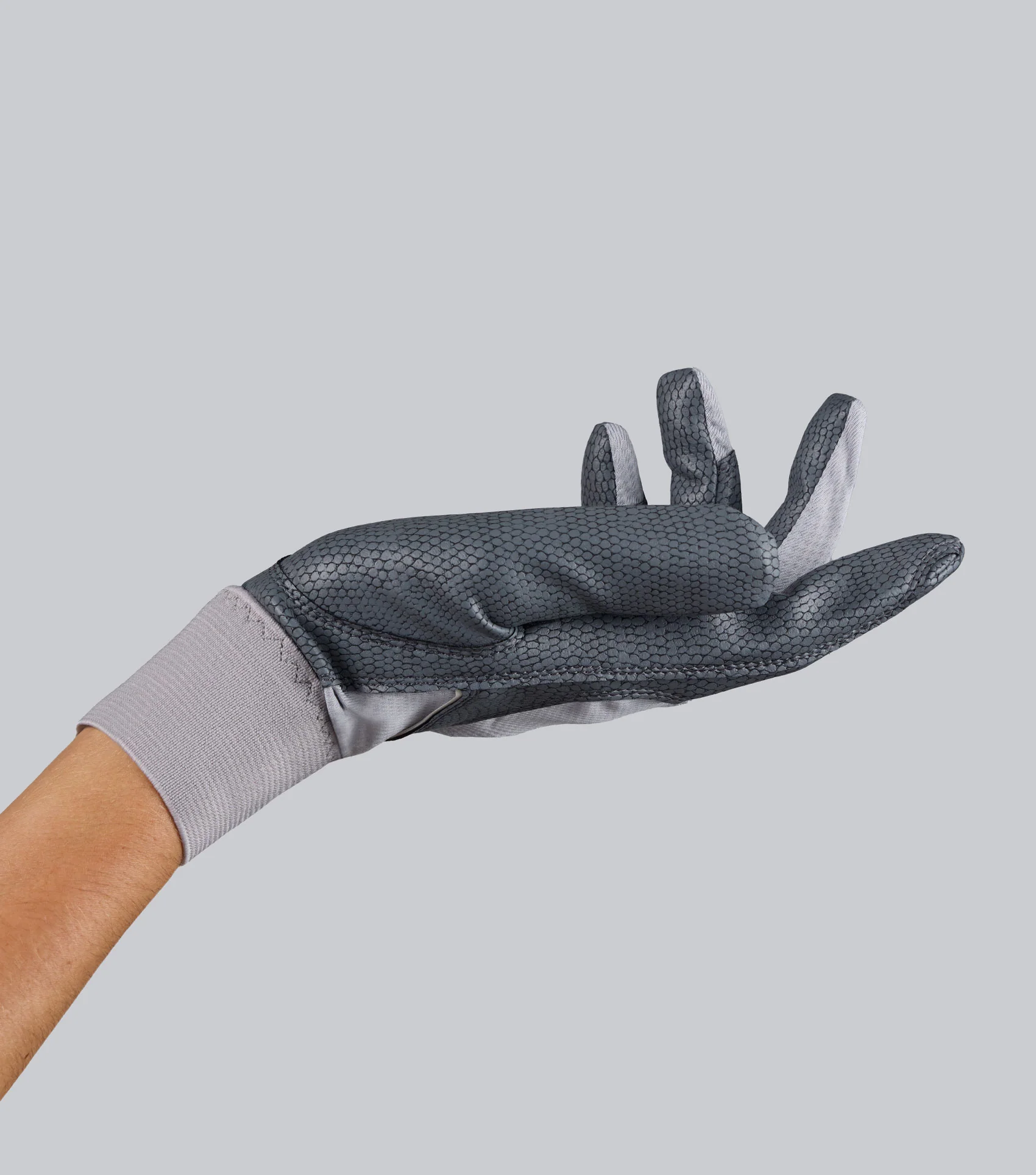 Nexa Riding Gloves Grey - Image 4