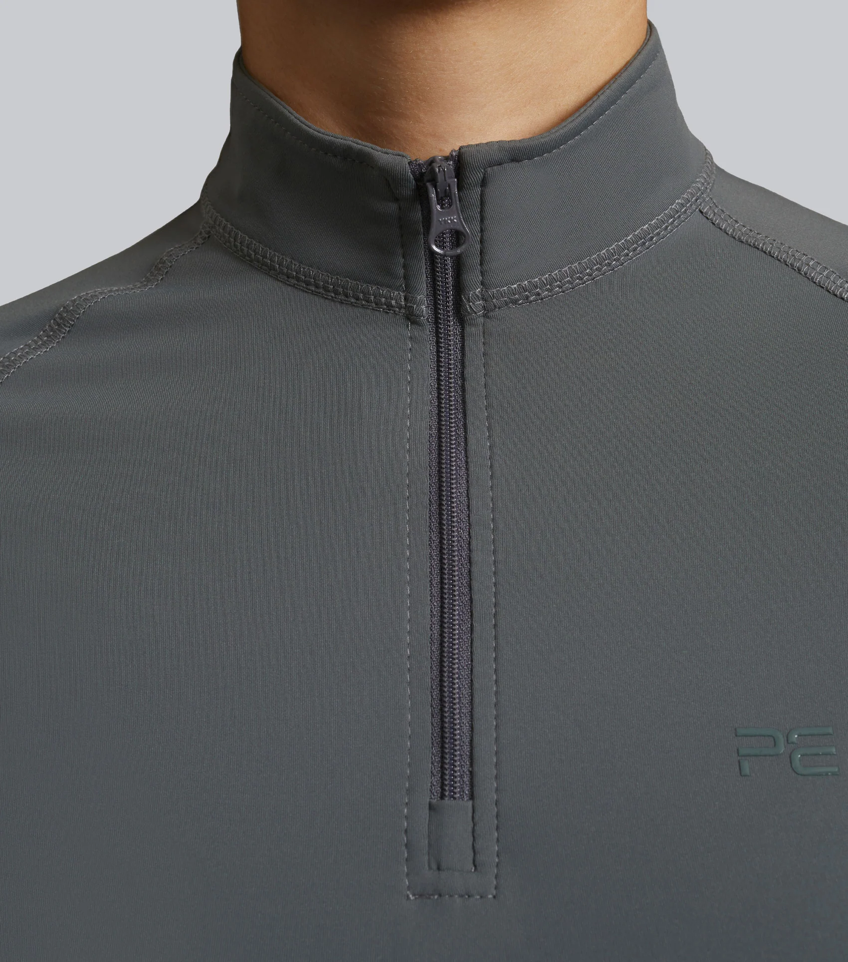 Ombretta Ladies Technical Riding Top Anthracite Grey - Image 3