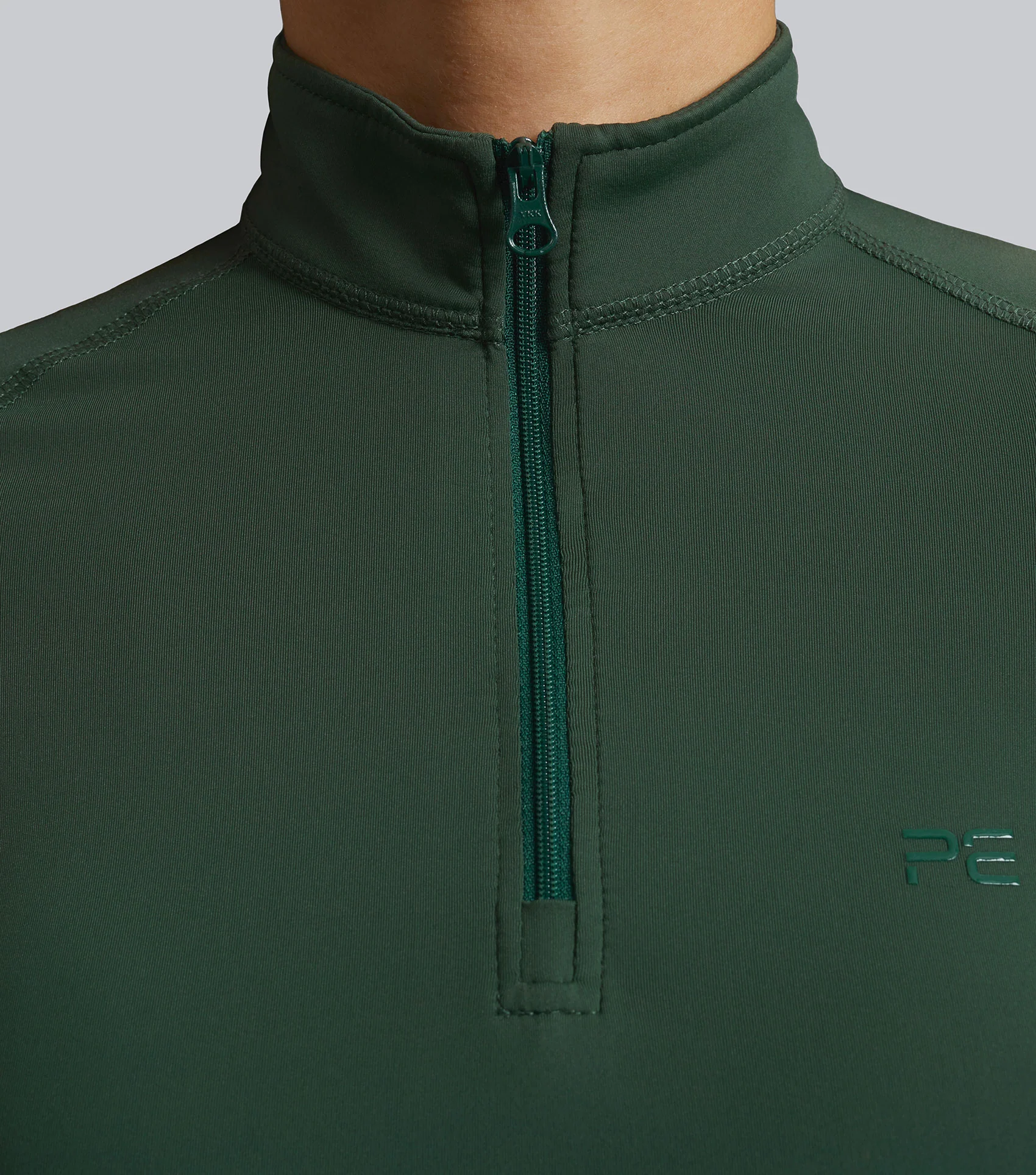 Ombretta Ladies Technical Riding Top Green - Image 3