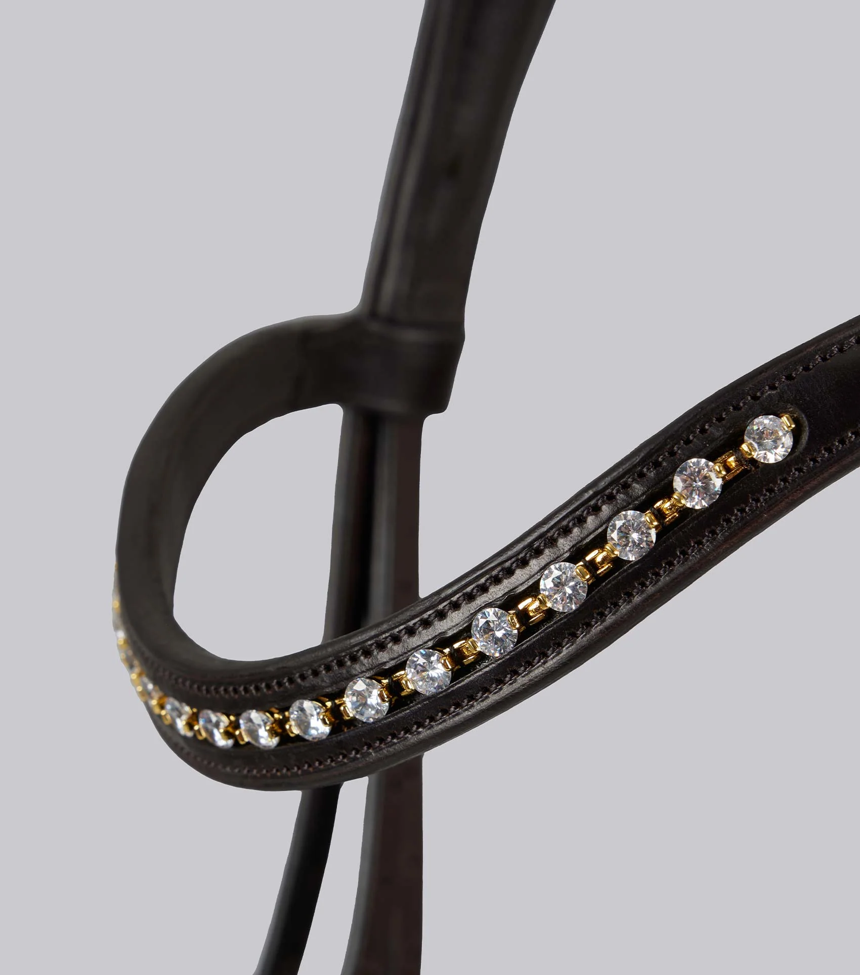 Palazzo Anatomical Snaffle Bridle Brown - Image 3