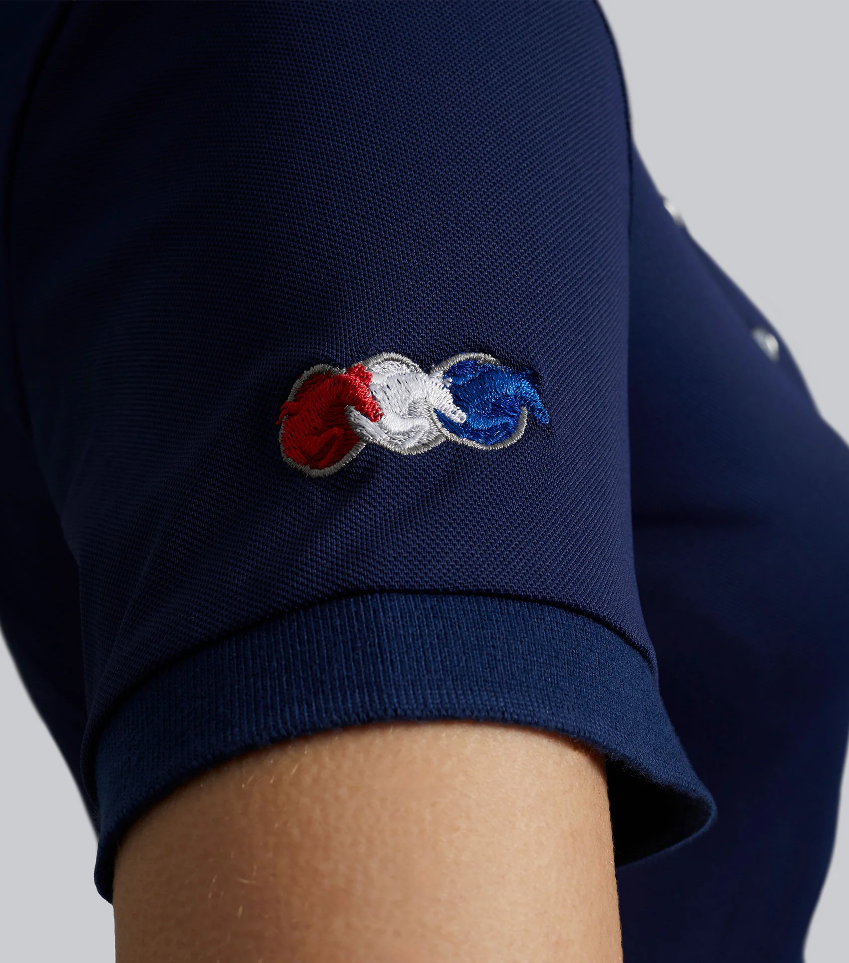 PE Ladies Team Polo Shirt Navy - Image 4
