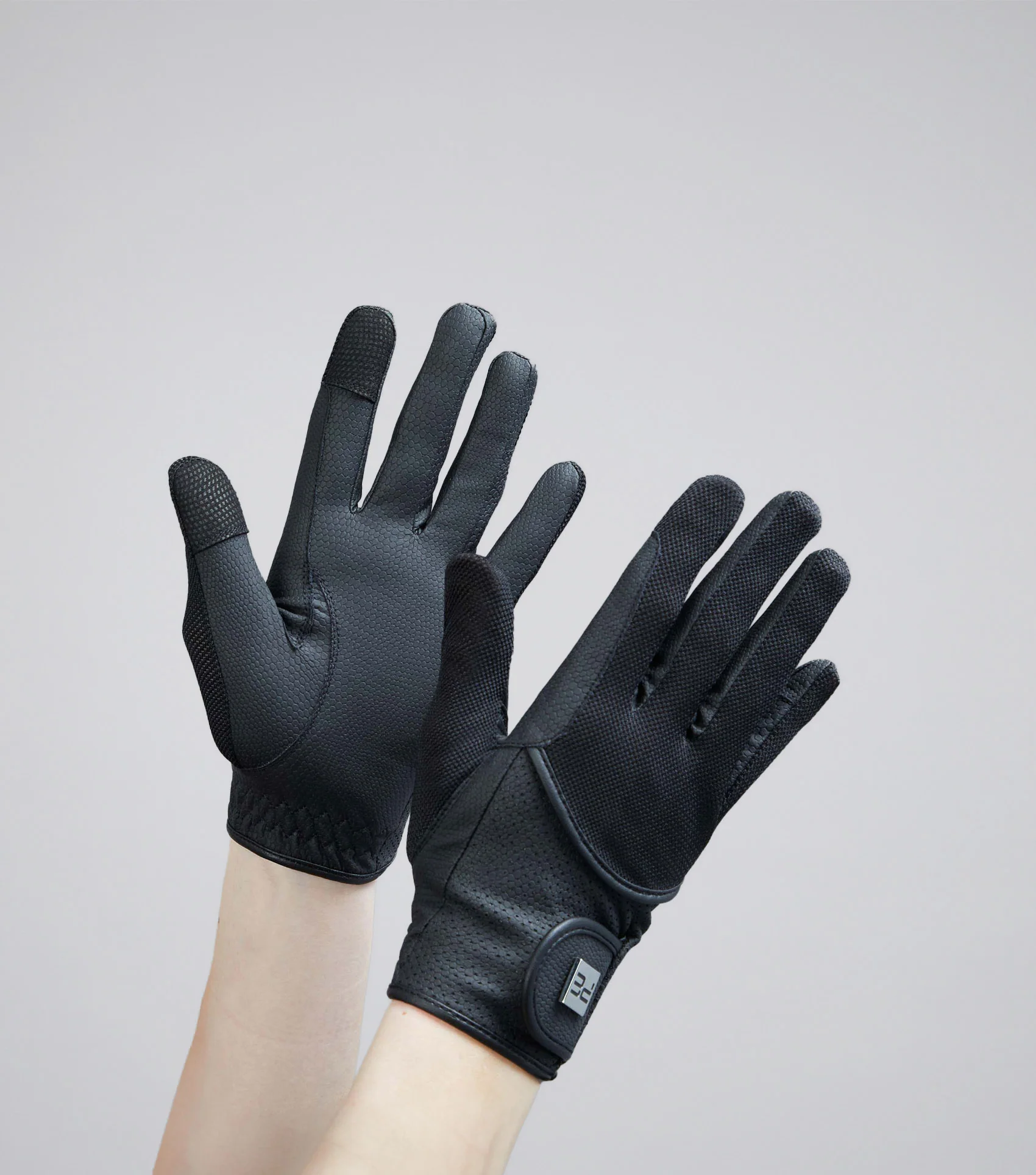 Presa Junior Mesh Riding Gloves Black