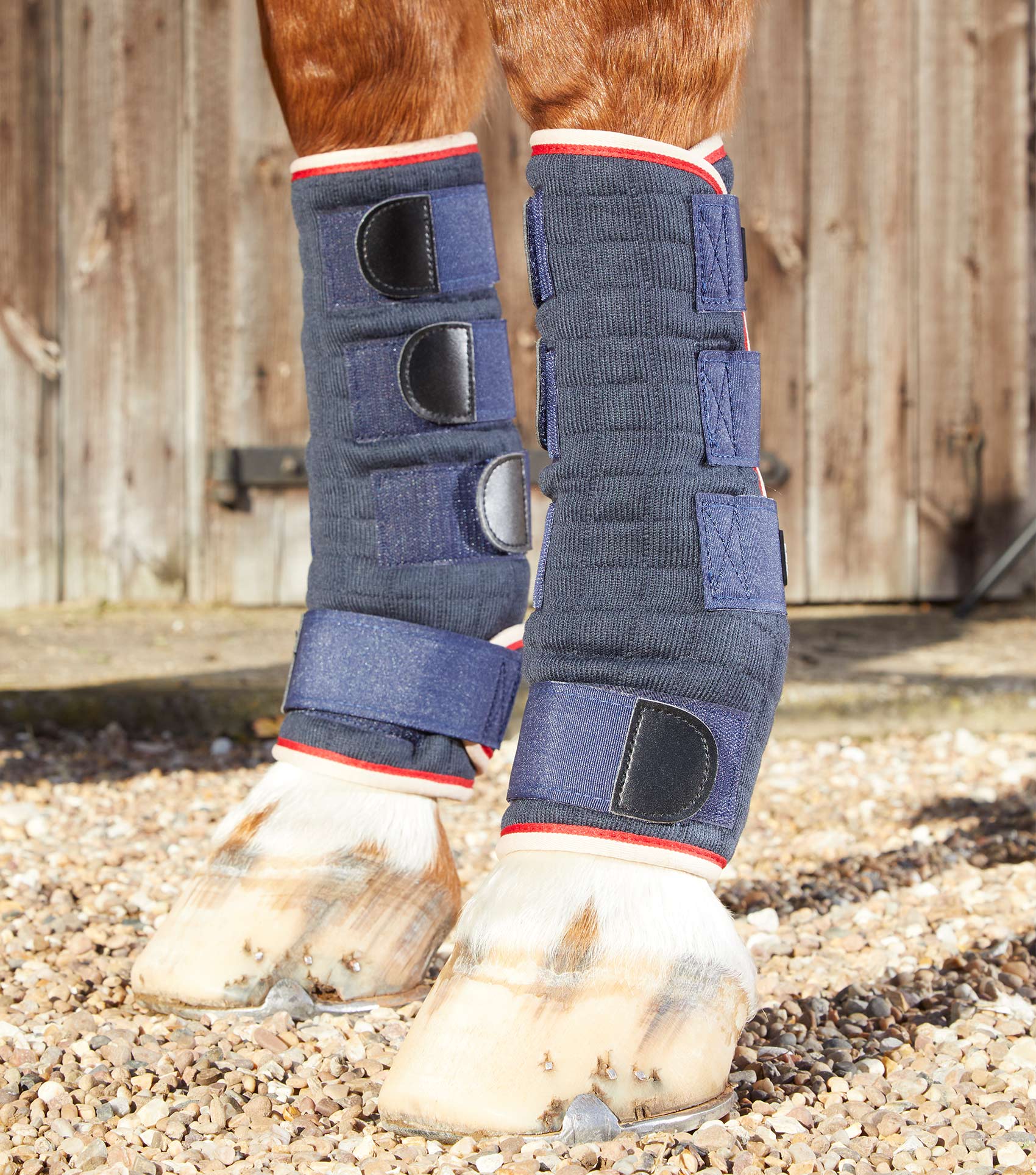 Quick Dry Horse Leg Wraps Navy - Image 2