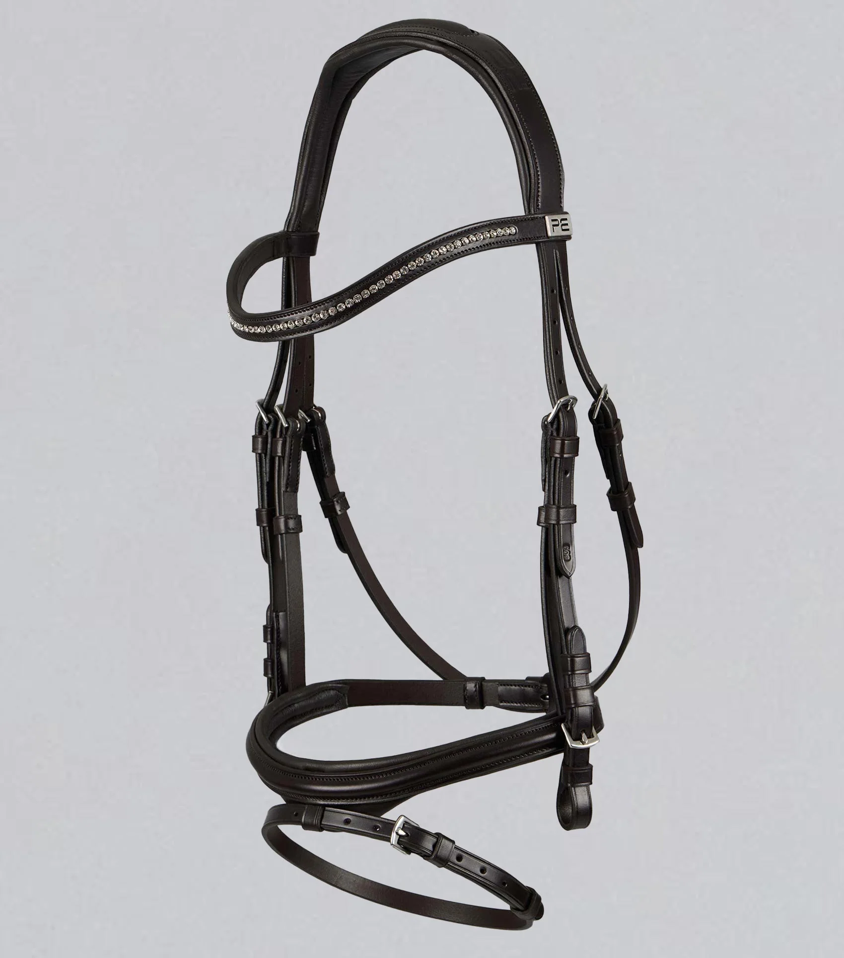 Rivere Anatomical Snaffle Bridle with Flash Brown - Image 5