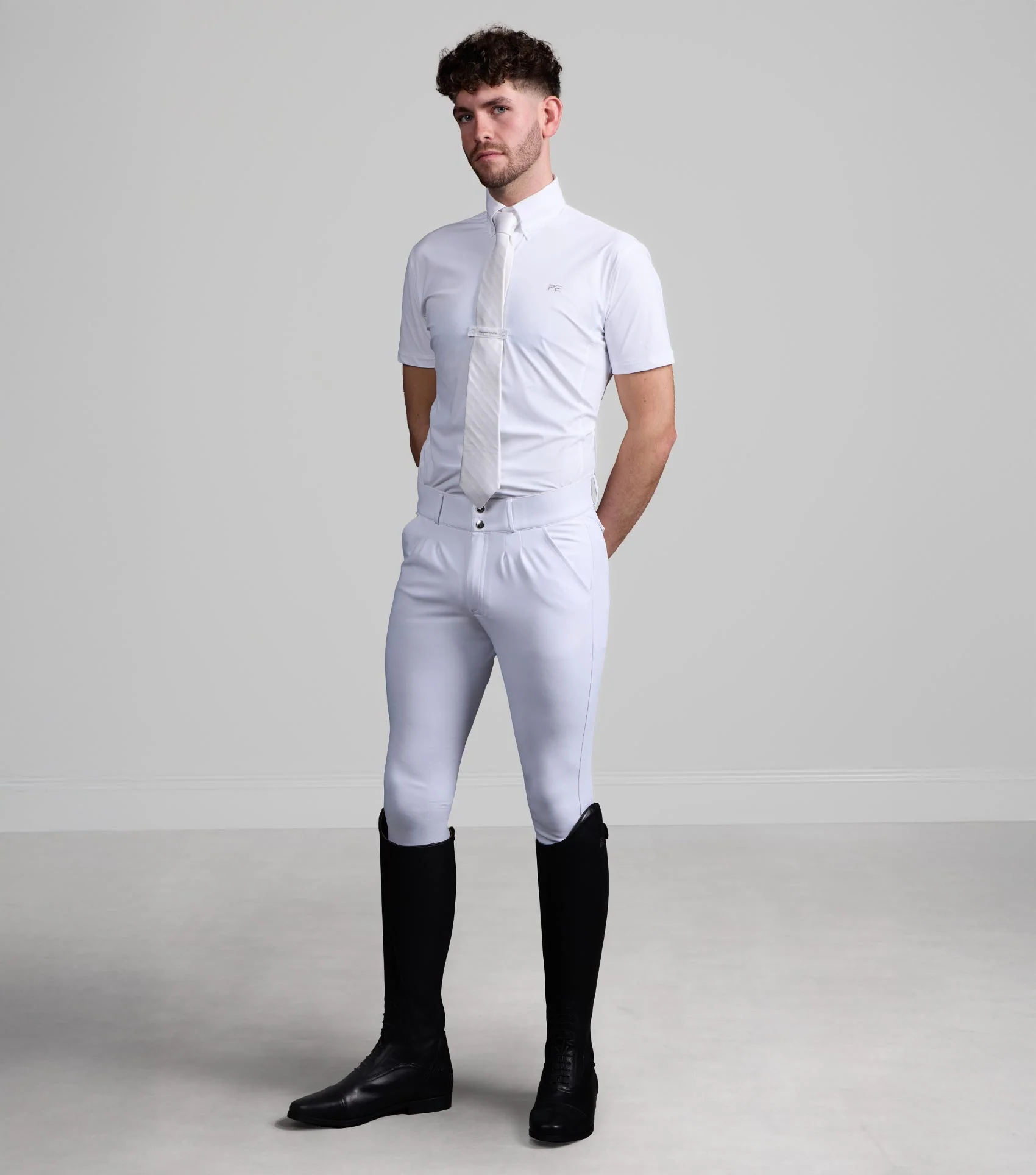Rubato Men's Short Sleeve Show Shirt White - Image 2