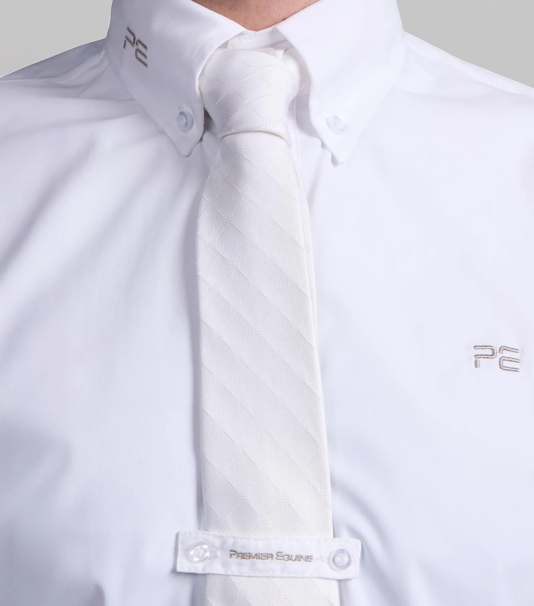 Rubato Men's Short Sleeve Show Shirt White - Image 4