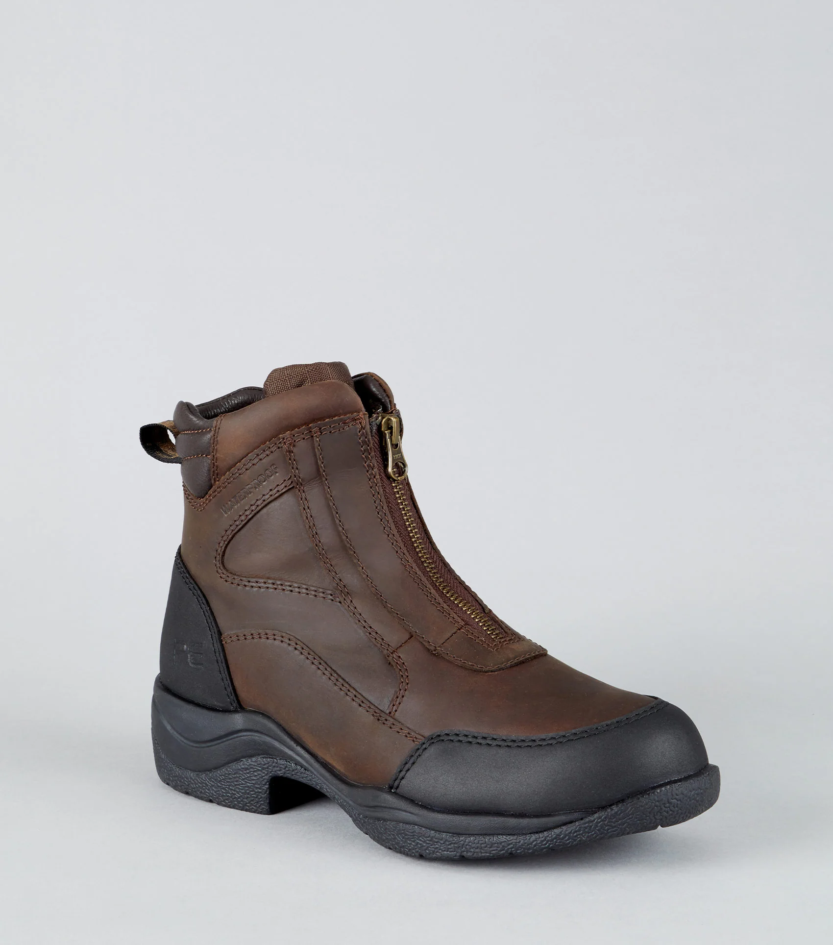 Sale Vinci Waterproof Zip Front Boots Brown