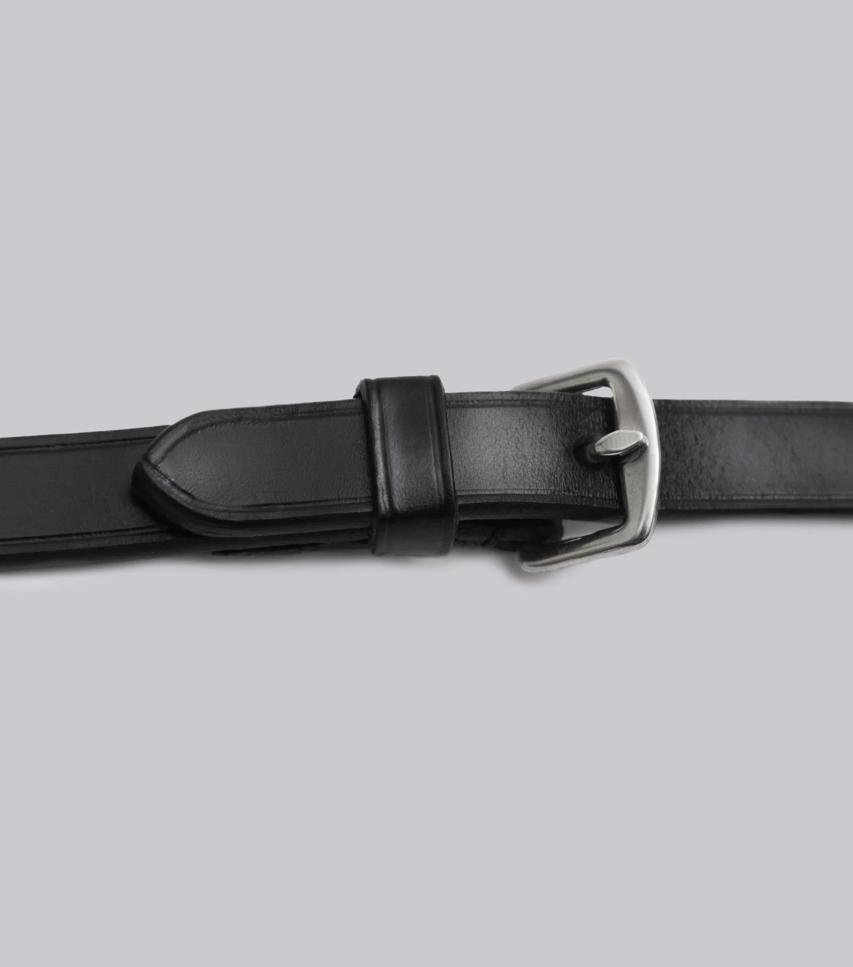 Senado Plain Leather Reins Black - Image 4