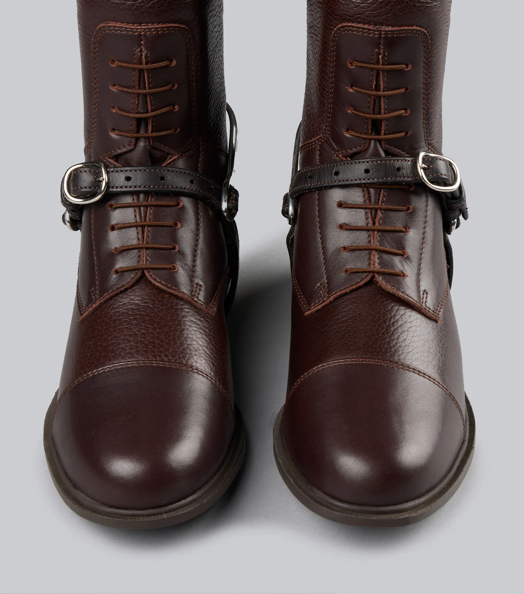 Spur Straps 4/8" European Leather Dark Havana - Image 4
