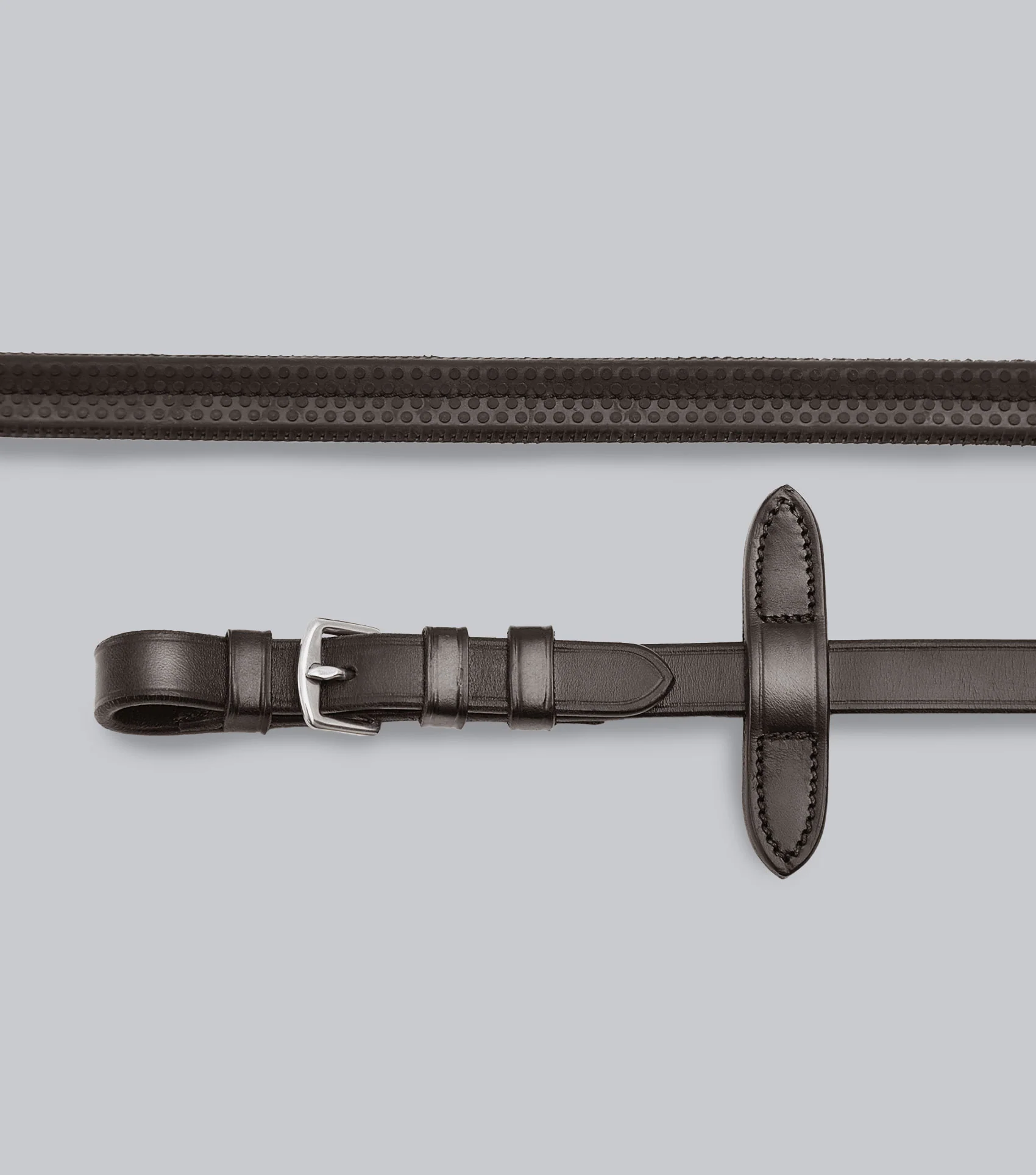 Stefano Rubber Reins Brown - Image 6