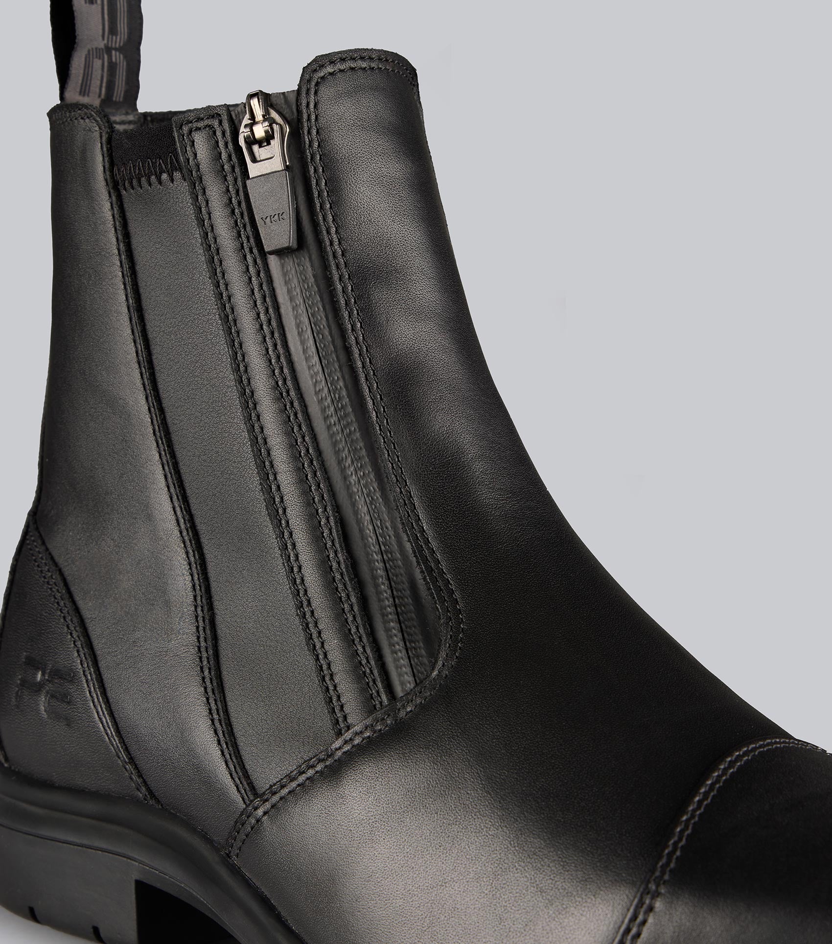 Taro Waterproof Leather Paddock Boot Black - Image 3