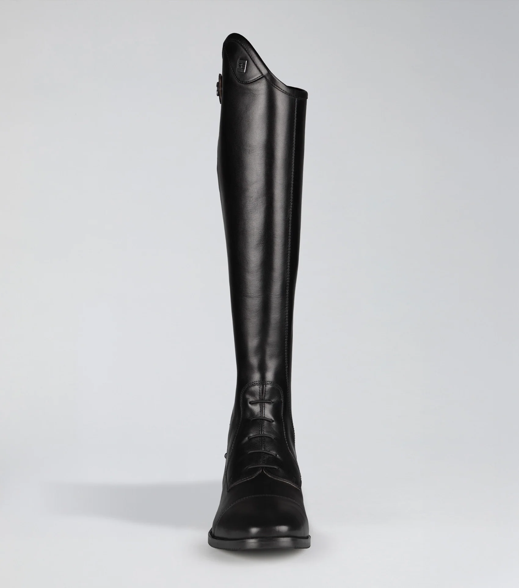 Vedetta Womens Leather Tall Riding Boots Black - Image 3
