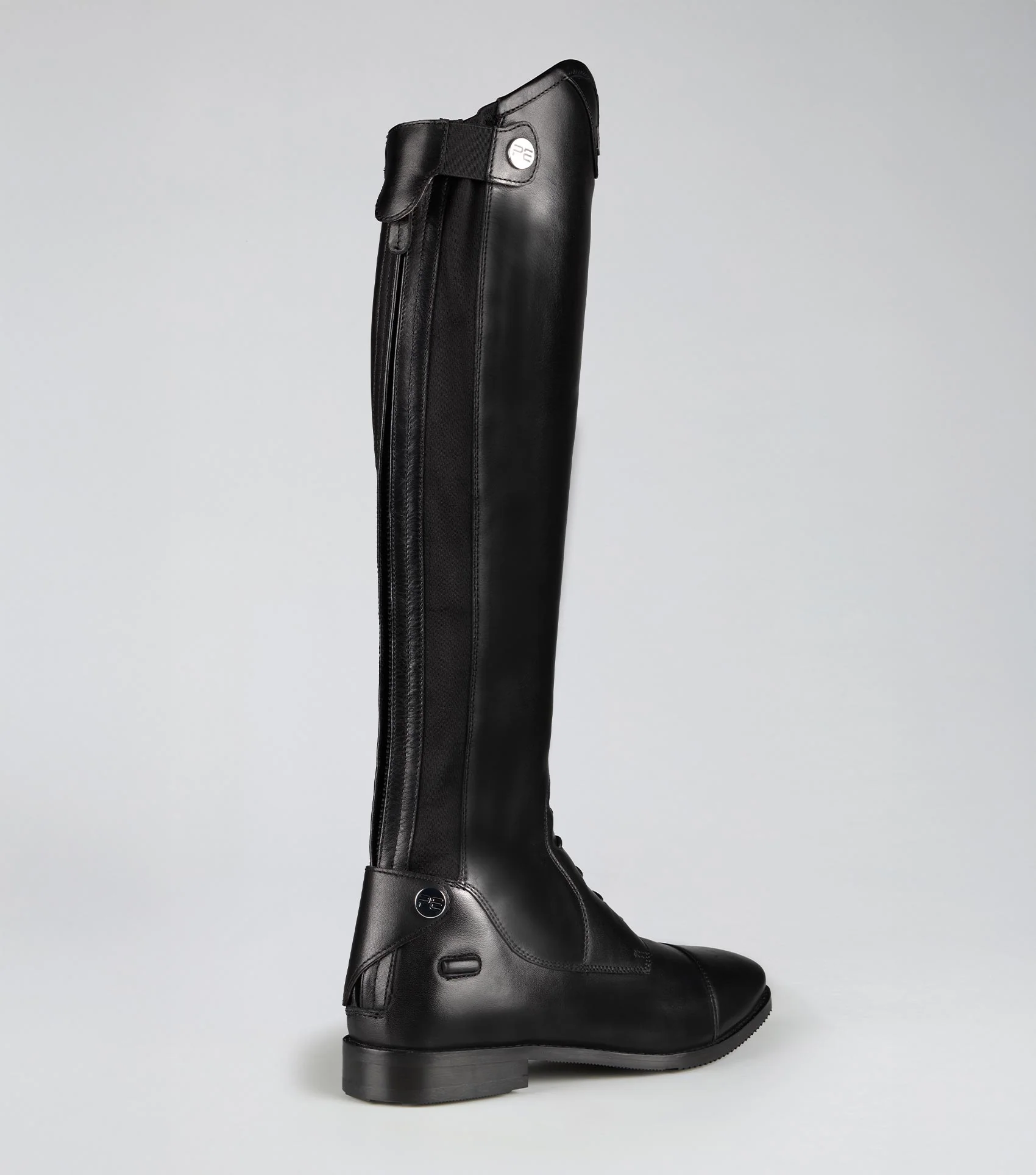 Vedetta Womens Leather Tall Riding Boots Black - Image 4