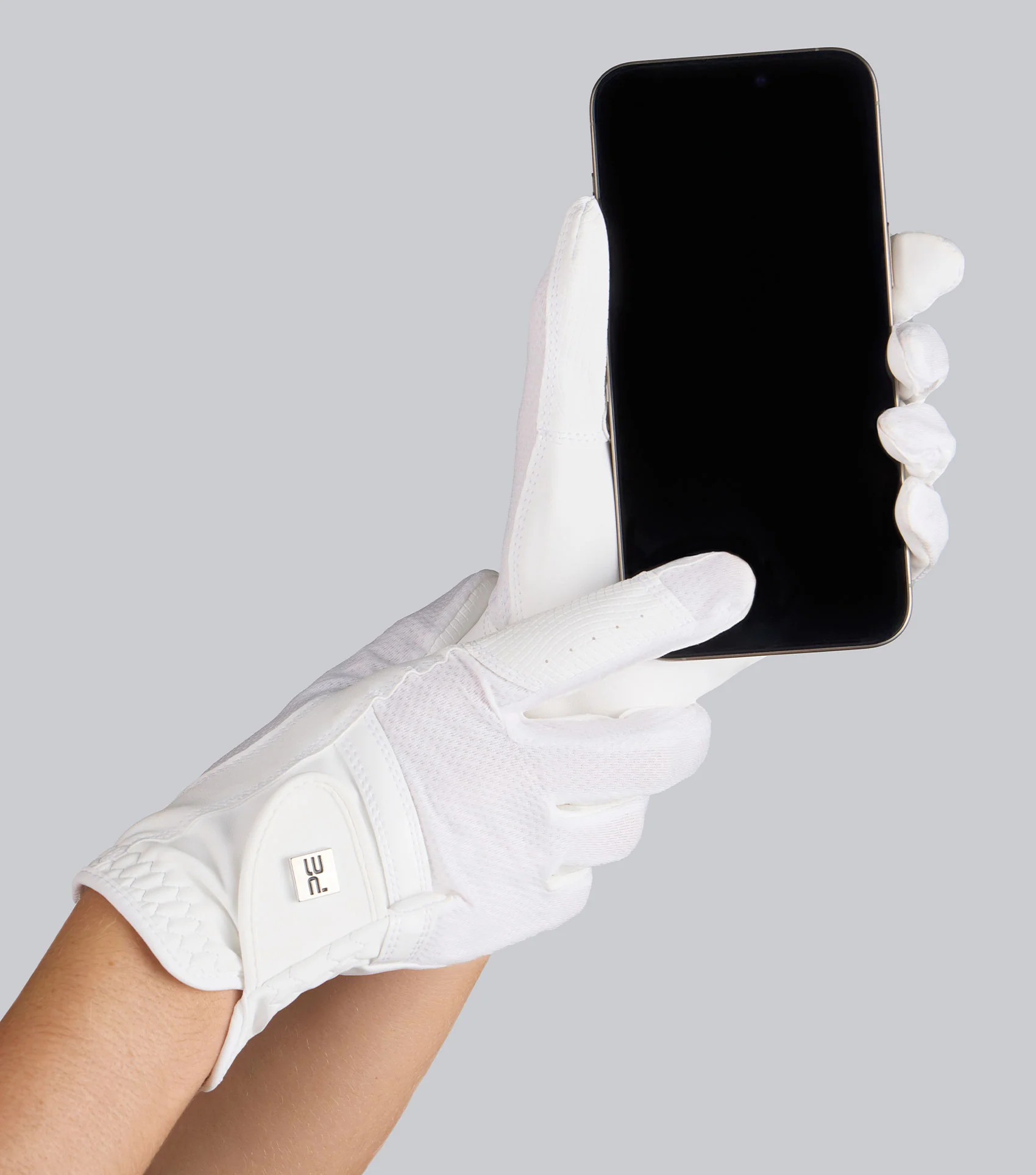 Vestra Riding Gloves White - Image 2